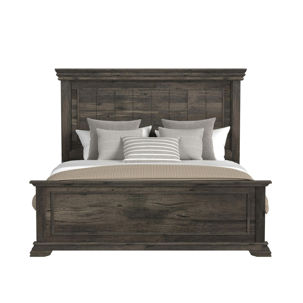 Park Ridge Charcoal King Panel Bed - Ornate Home