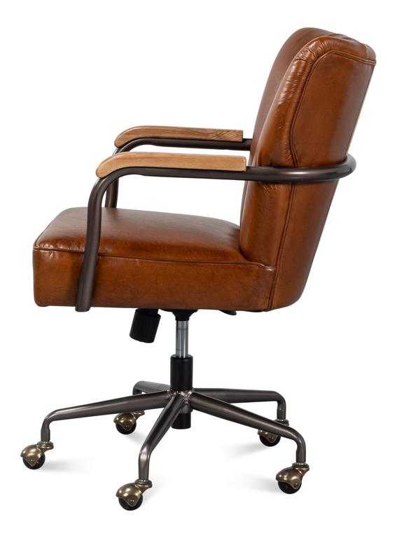 Parker Brown Office Chair - Ornate Home