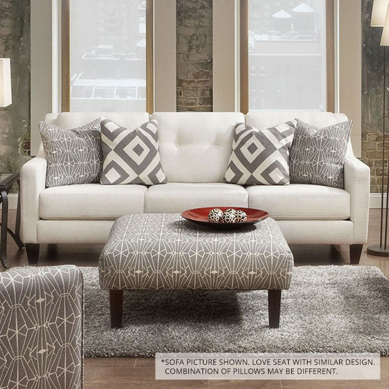 Parker Ivory Loveseat - Ornate Home