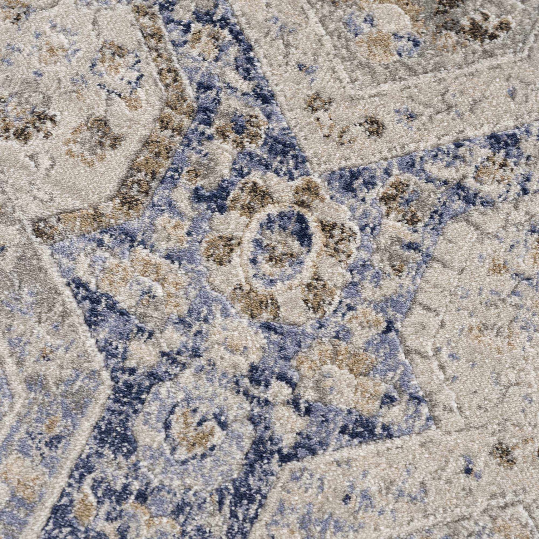 Parkerfield Blue Area Rug - Ornate Home