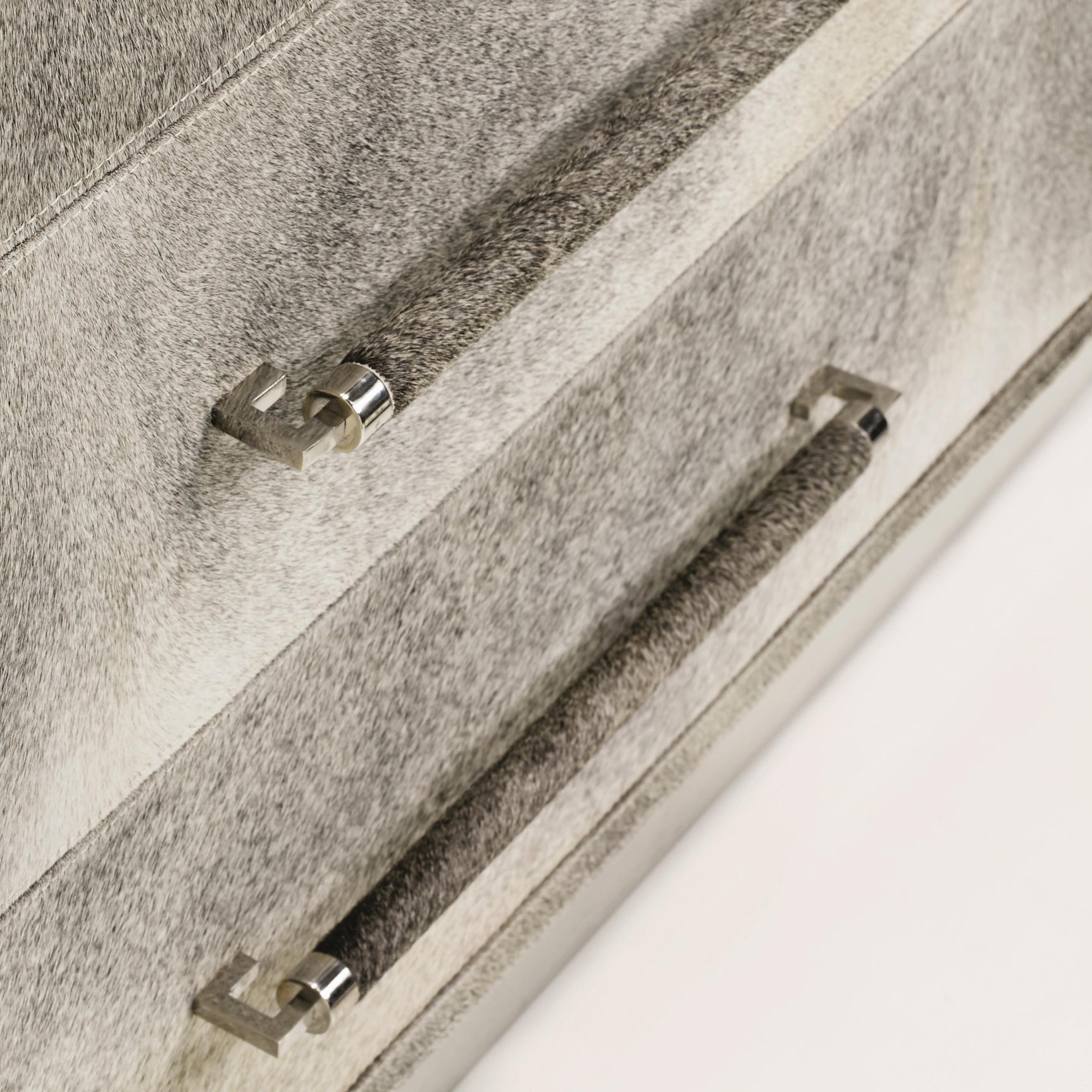 Parkin Grey Hair-on-Hide Drawer Chest - Ornate Home