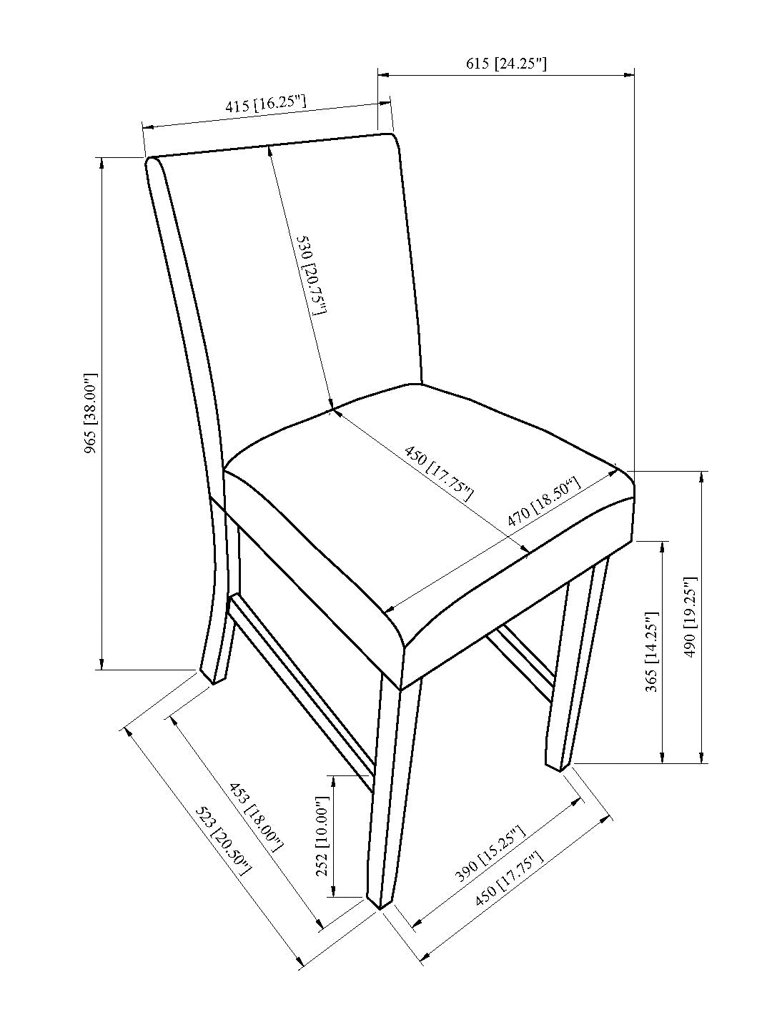 Parkside Dove Dining Chair (Set of 2) - Ornate Home