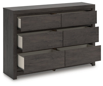 Parlayon Charcoal 6 Drawer Dresser (Online Special Price) - Ornate Home