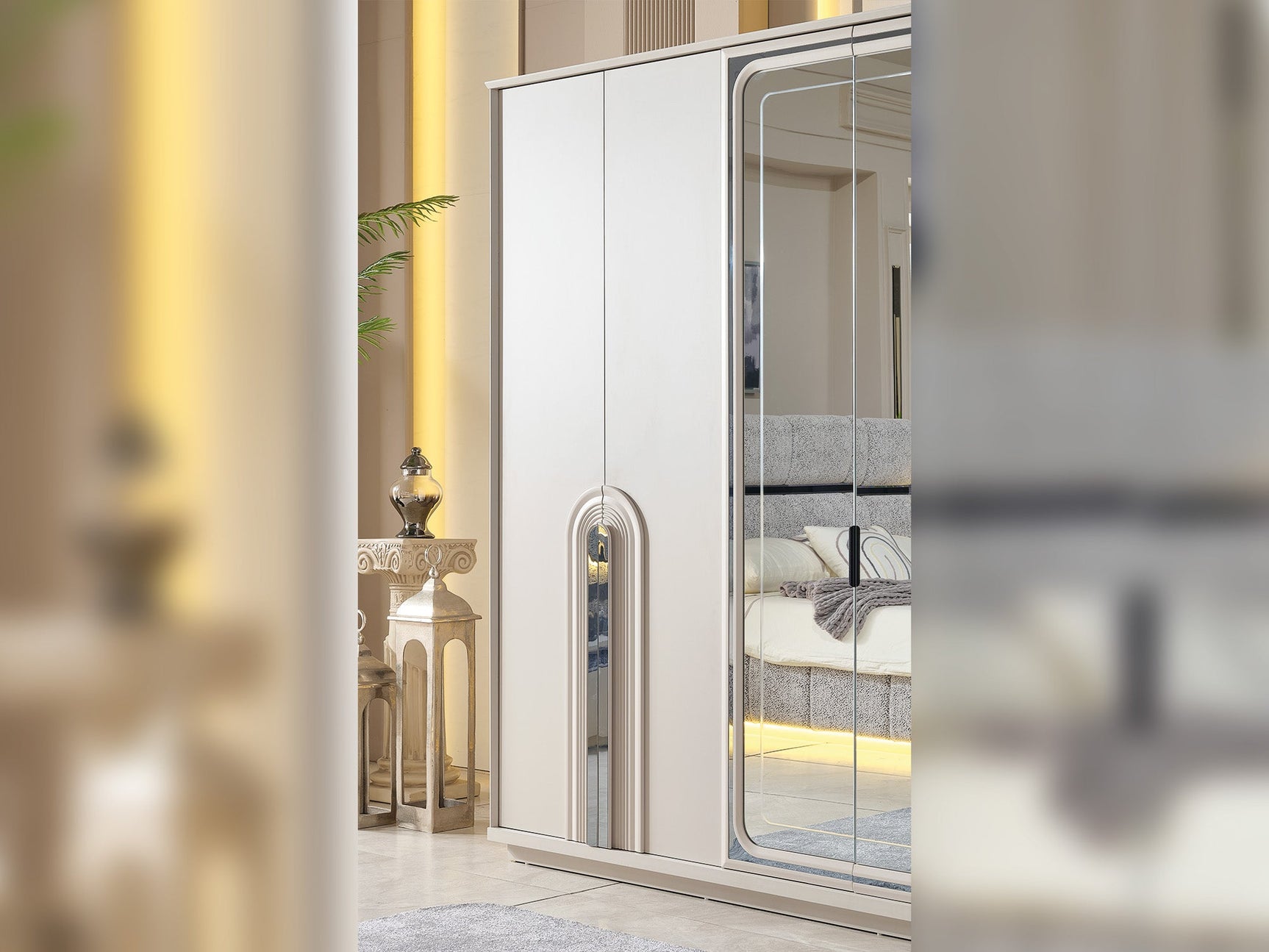 Parma Cream Wardrobe