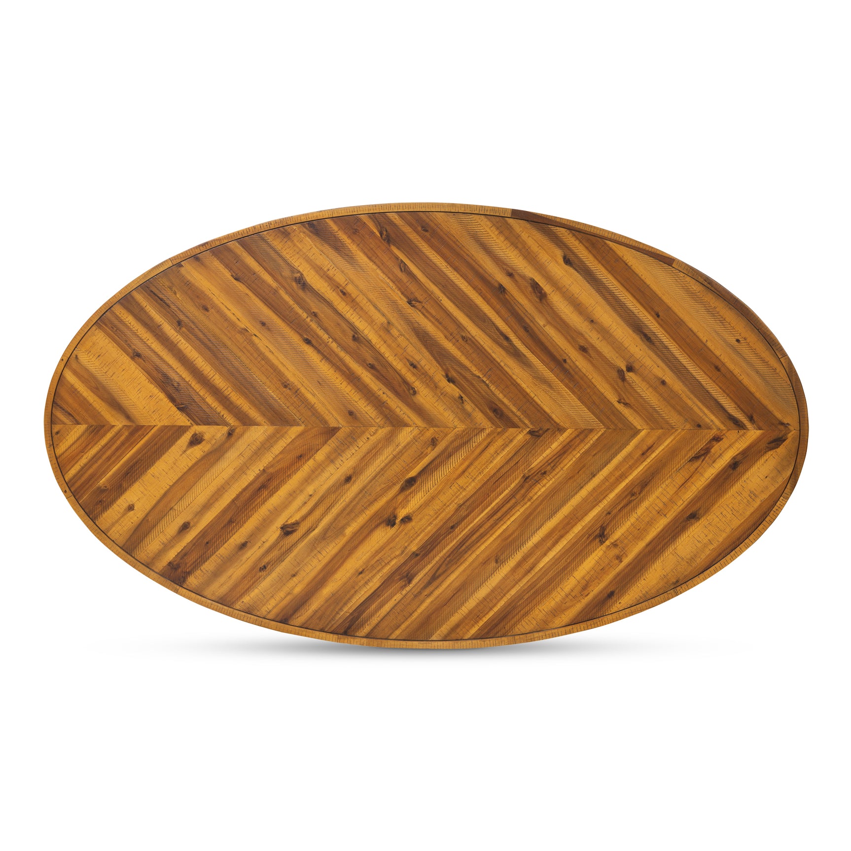 Parq Amber Oval Dining Table - Ornate Home