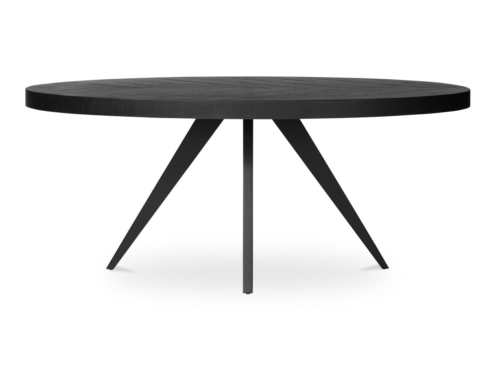 Parq Black Oval Dining Table - Ornate Home