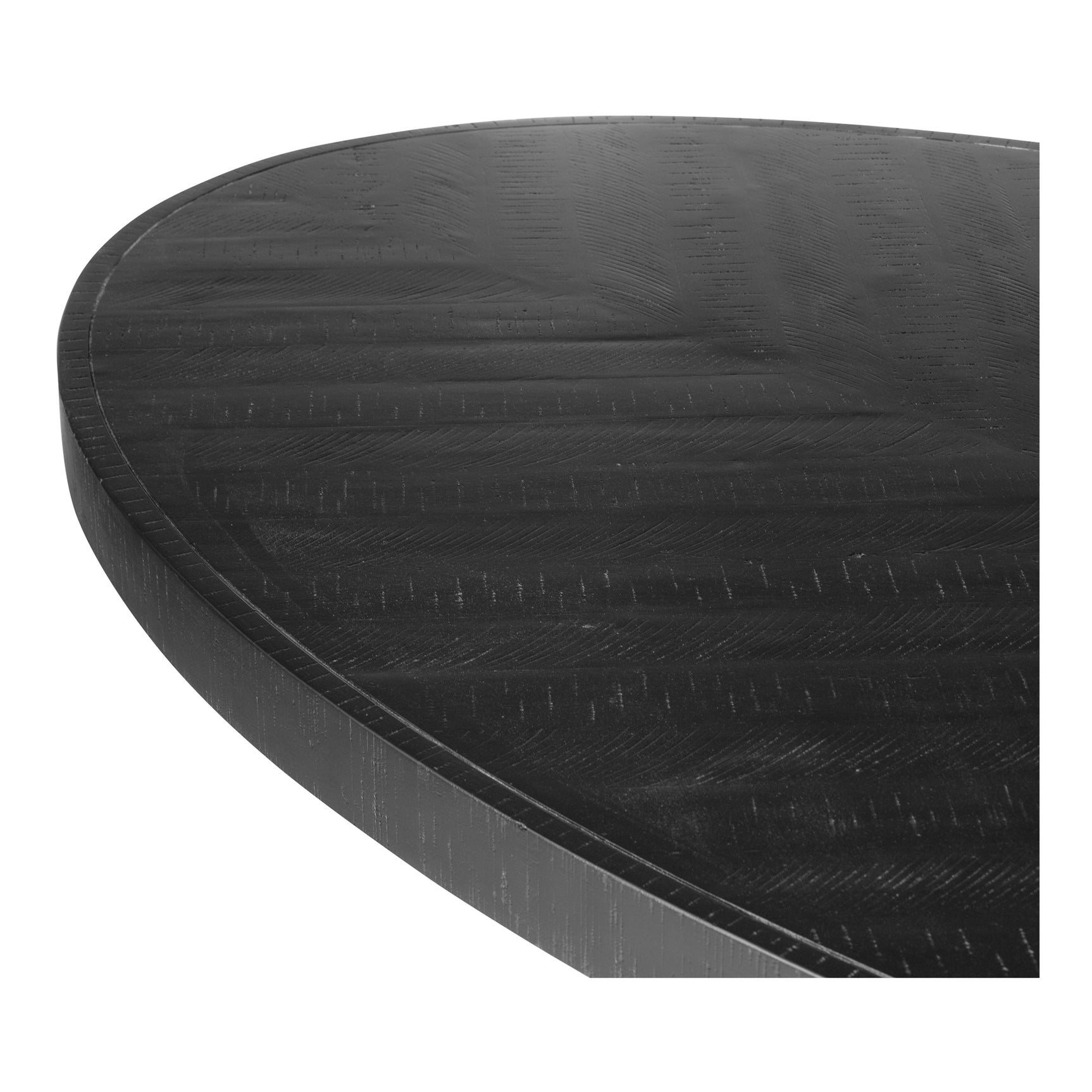 Parq Black Oval Dining Table - Ornate Home