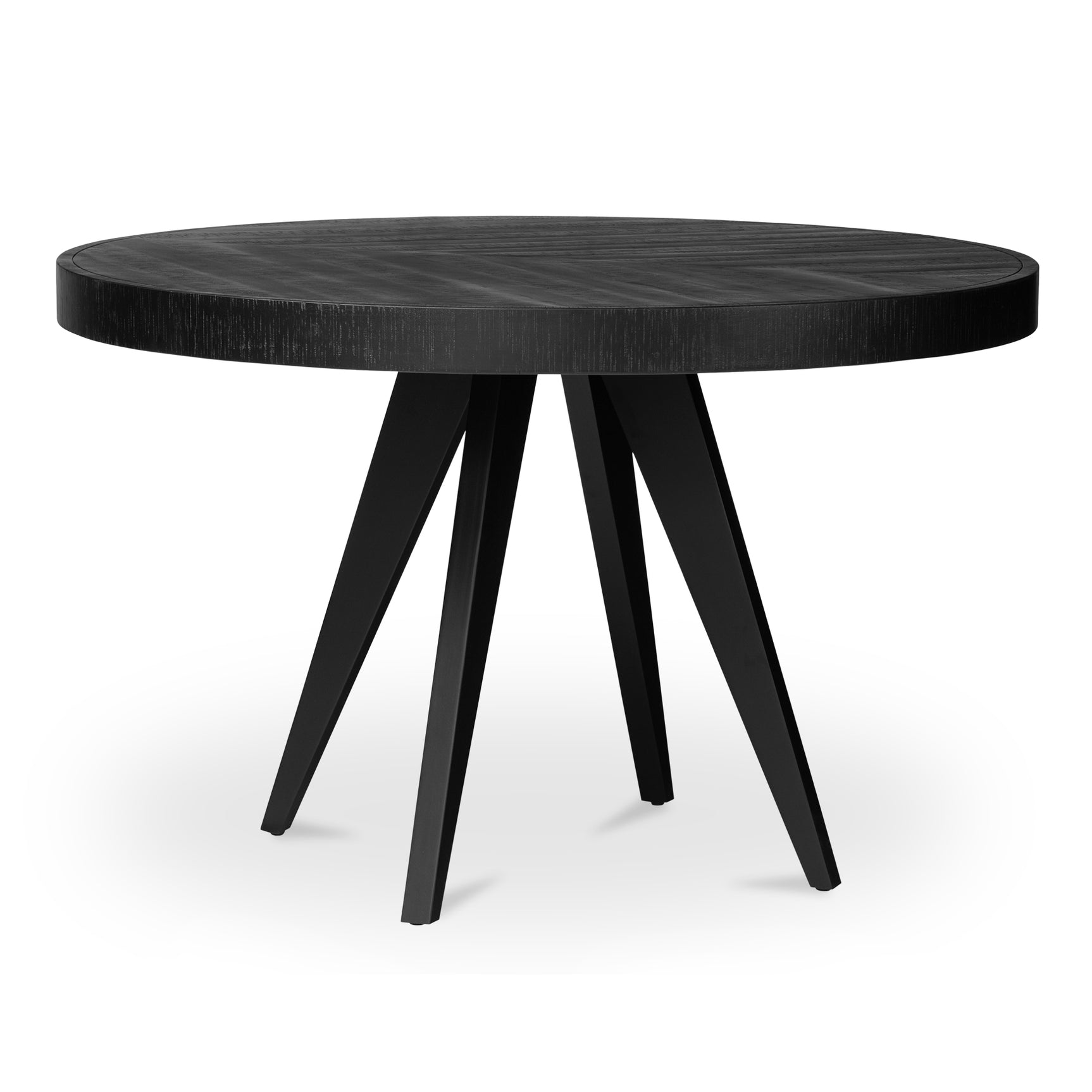 Parq Black Round Dining Table - Ornate Home