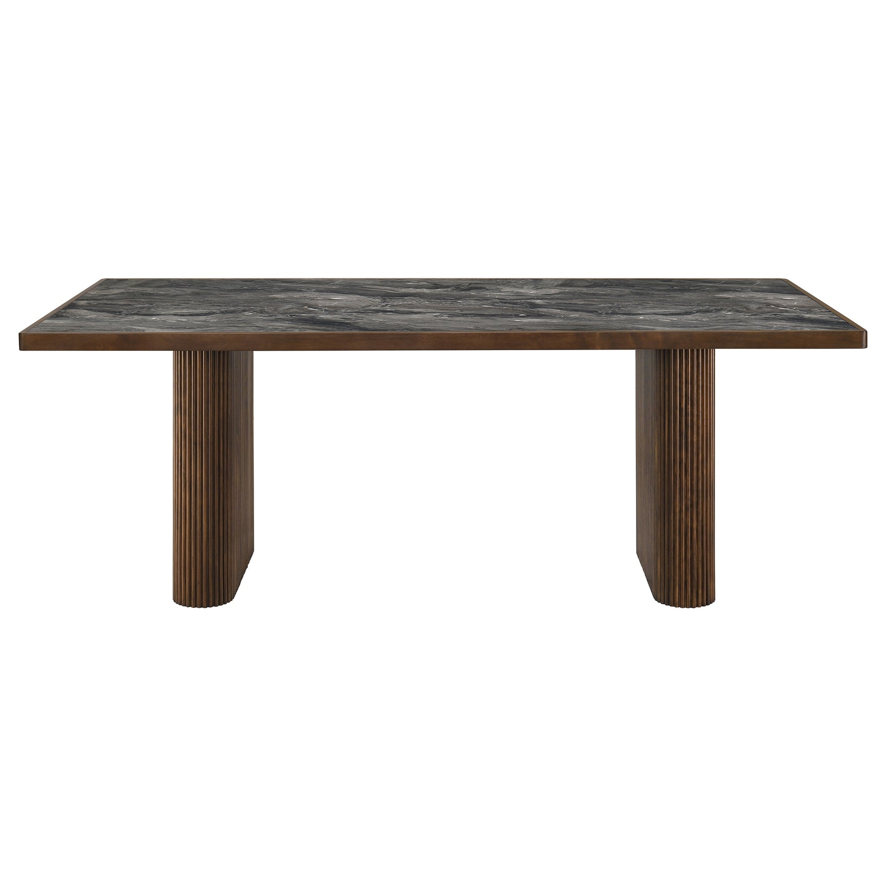 Parry Dark Walnut 80-inch Smart Top Paladina Dining Table - Ornate Home
