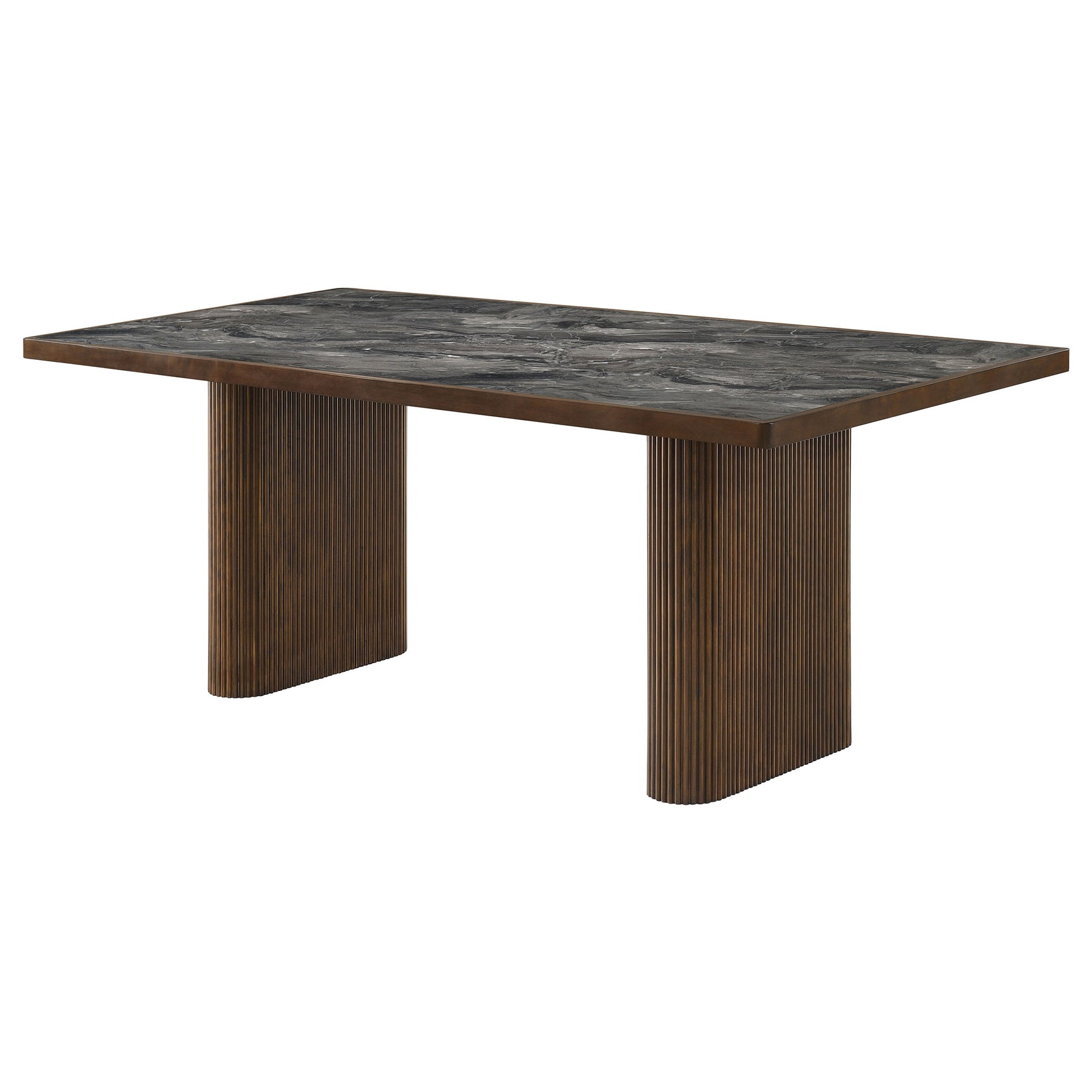 Parry Dark Walnut 80-inch Smart Top Paladina Dining Table - Ornate Home