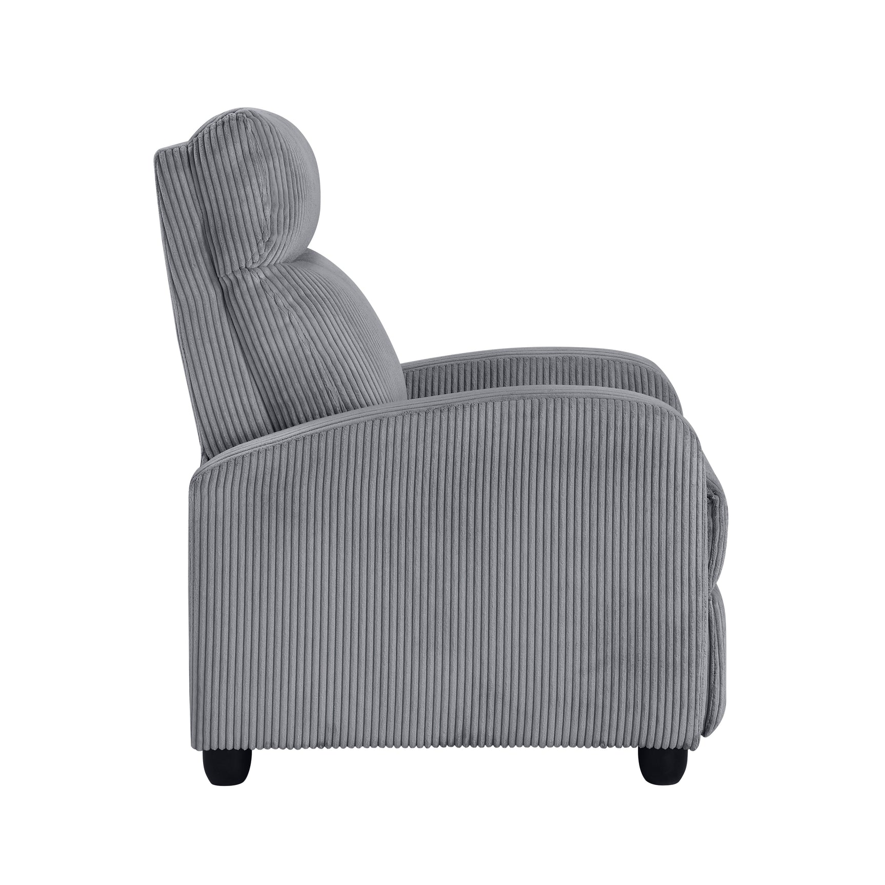 Parsons Dark Gray Reclining Chair - Ornate Home