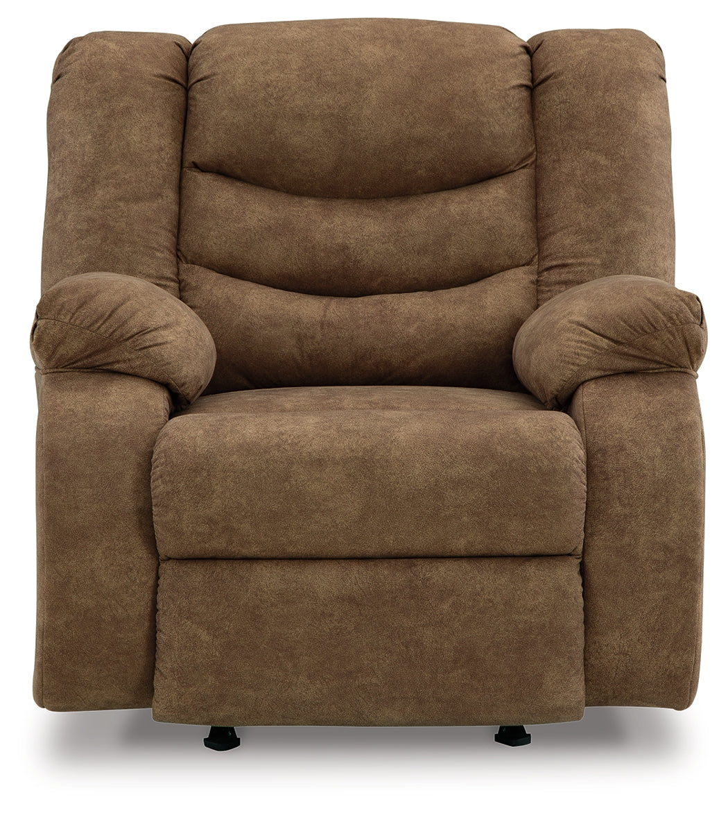Partymate Brindle Manual Recliner (Online Special Price) - Ornate Home