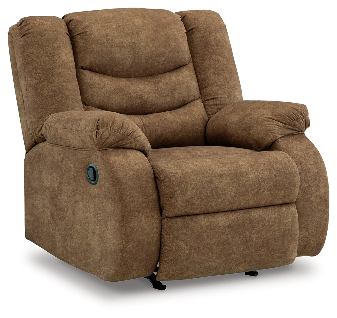 Partymate Brindle Manual Recliner - Ornate Home