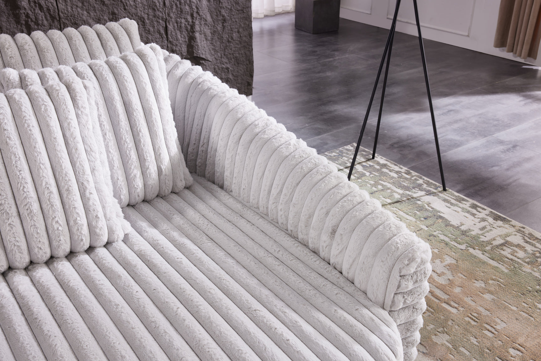 Pasadena Fog Oversized Chaise Lounge - Ornate Home