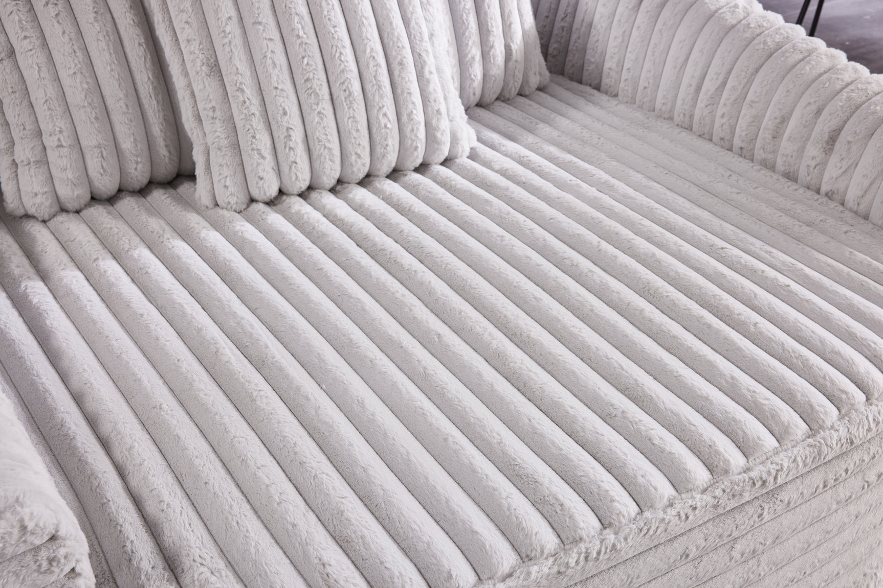 Pasadena Fog Oversized Chaise Lounge - Ornate Home