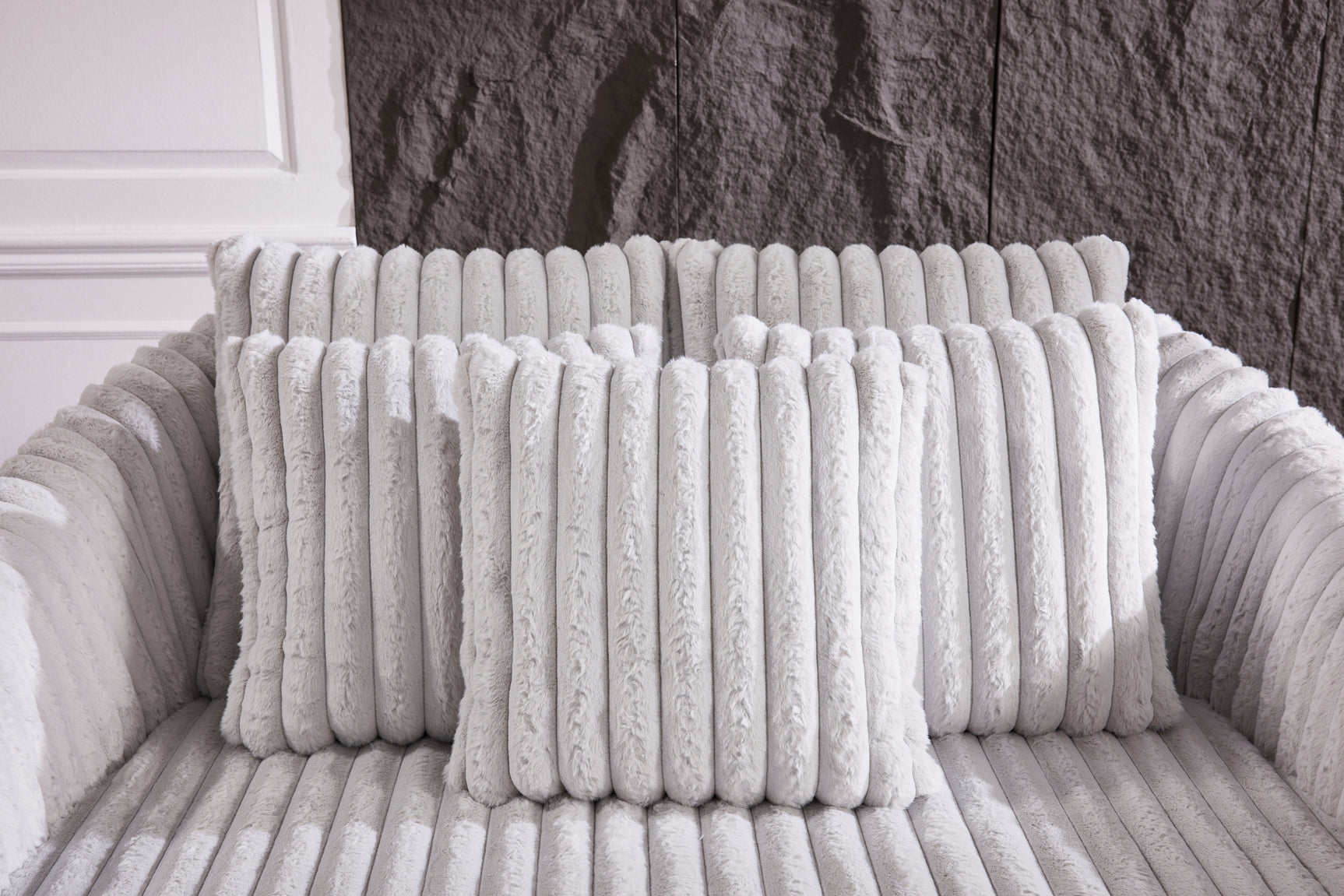 Pasadena Fog Oversized Chaise Lounge - Ornate Home