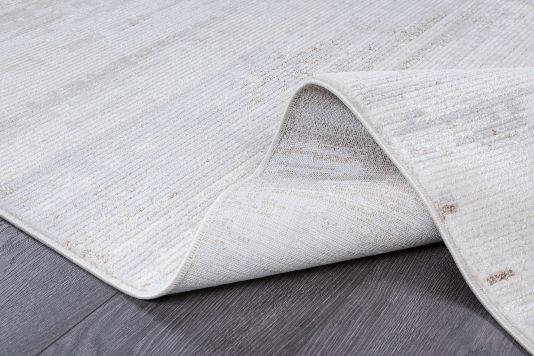 Pastoral Beige/Gray Woven Non-Slip Indoor Area Rug - Ornate Home