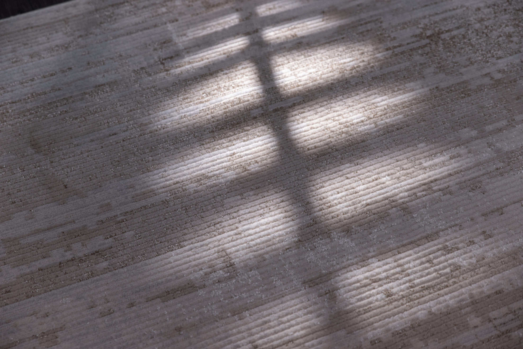 Pastoral Beige/White Woven Non-Slip Indoor Area Rug - Ornate Home