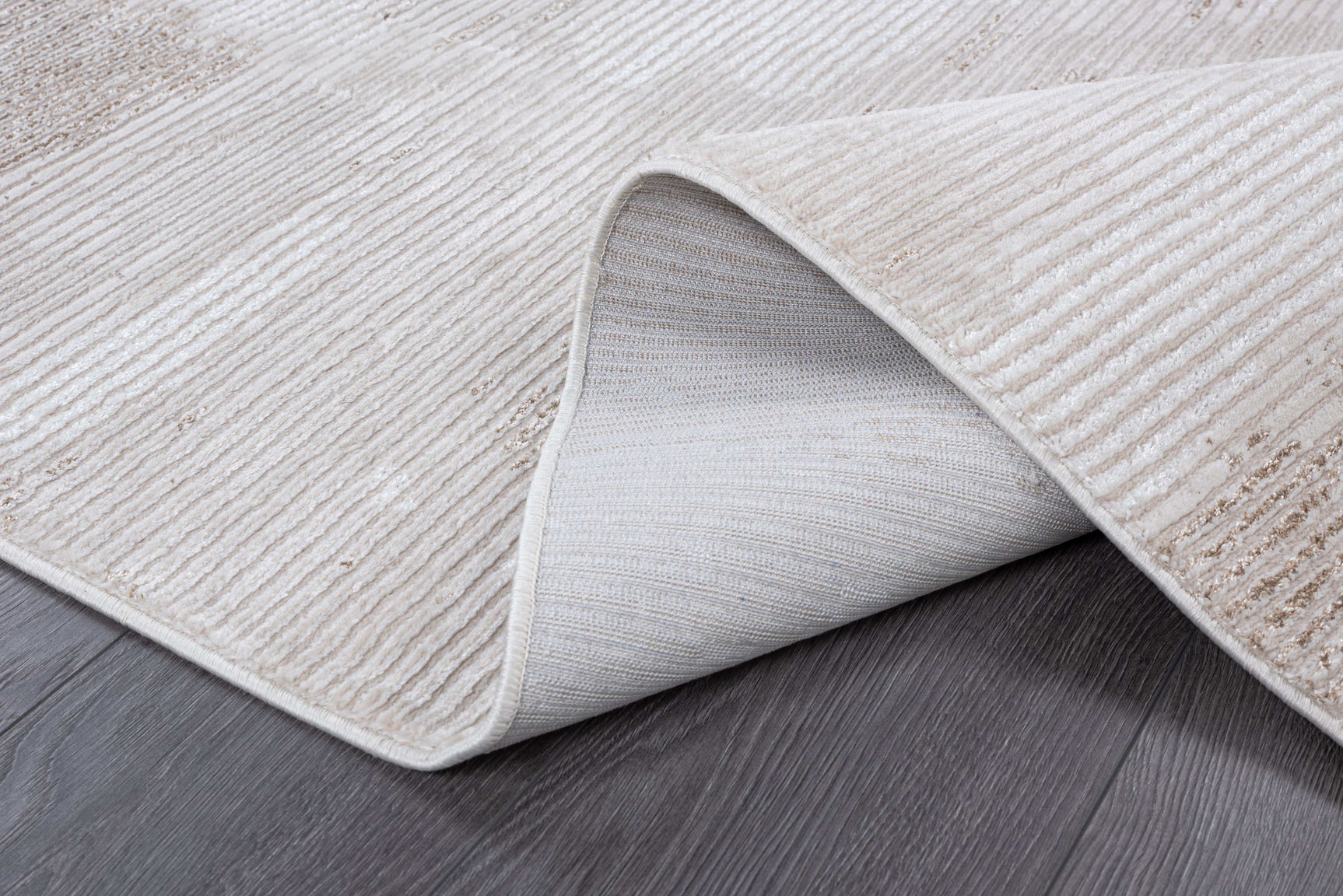 Pastoral Beige/White Woven Non-Slip Indoor Area Rug - Ornate Home