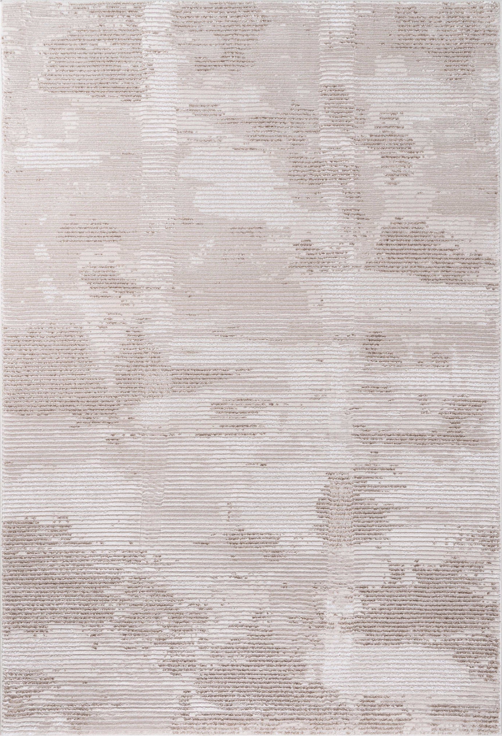 Pastoral Beige/White Woven Non-Slip Indoor Distressed Woven Area Rug - Ornate Home