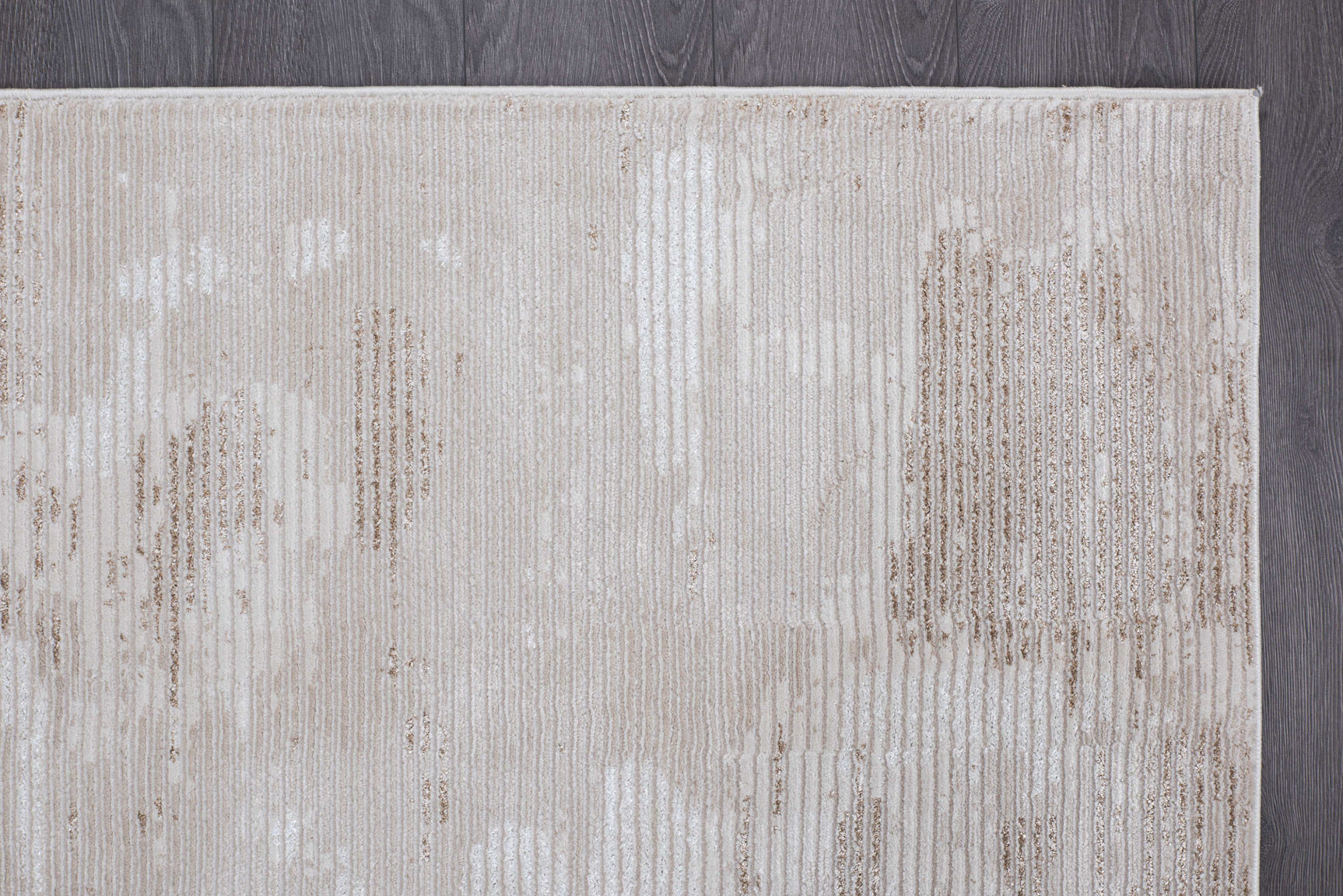 Pastoral Beige/White Woven Non-Slip Indoor Distressed Woven Area Rug - Ornate Home