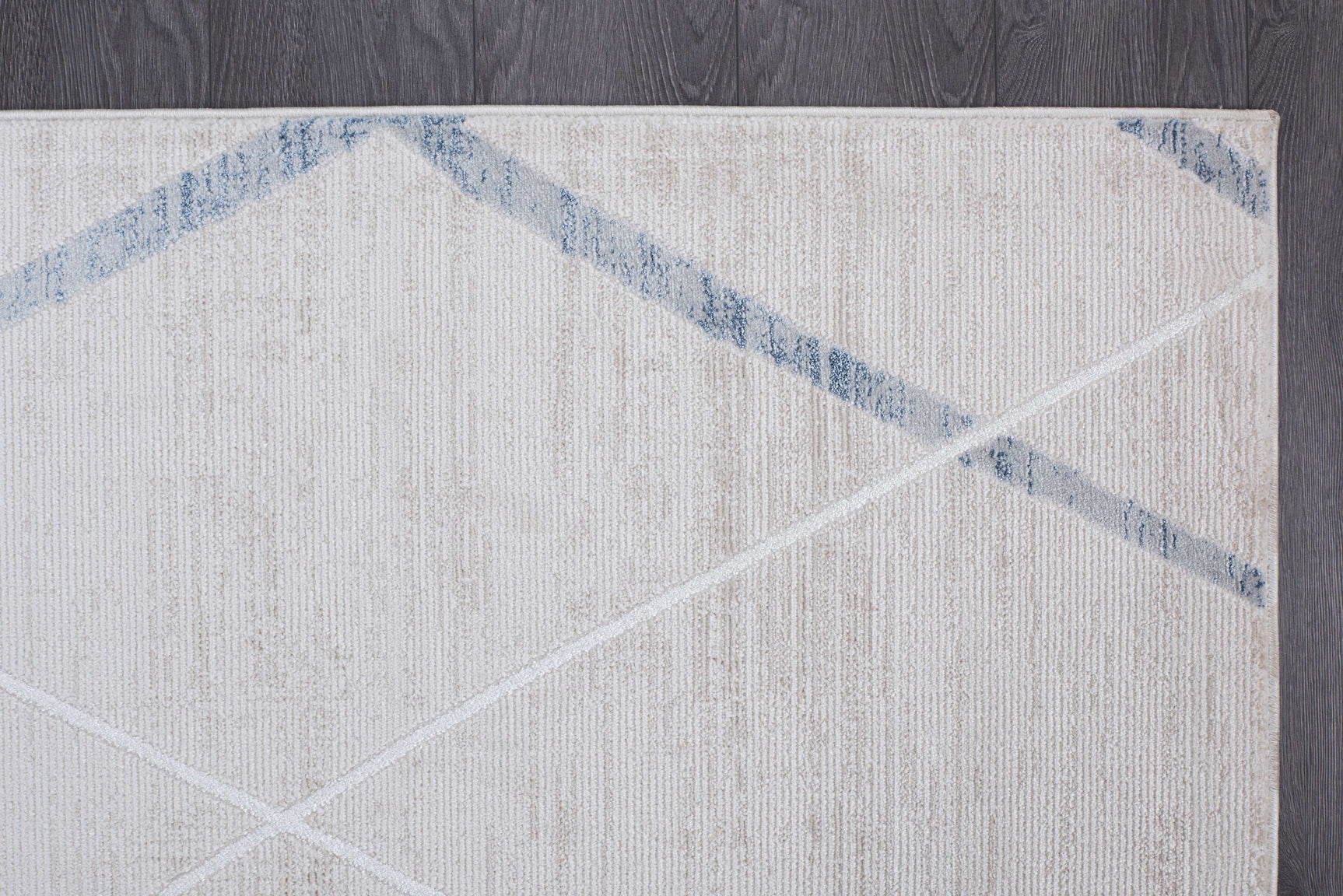 Pastoral Blue/Beige Woven Non-Slip Indoor Area Rug - Ornate Home