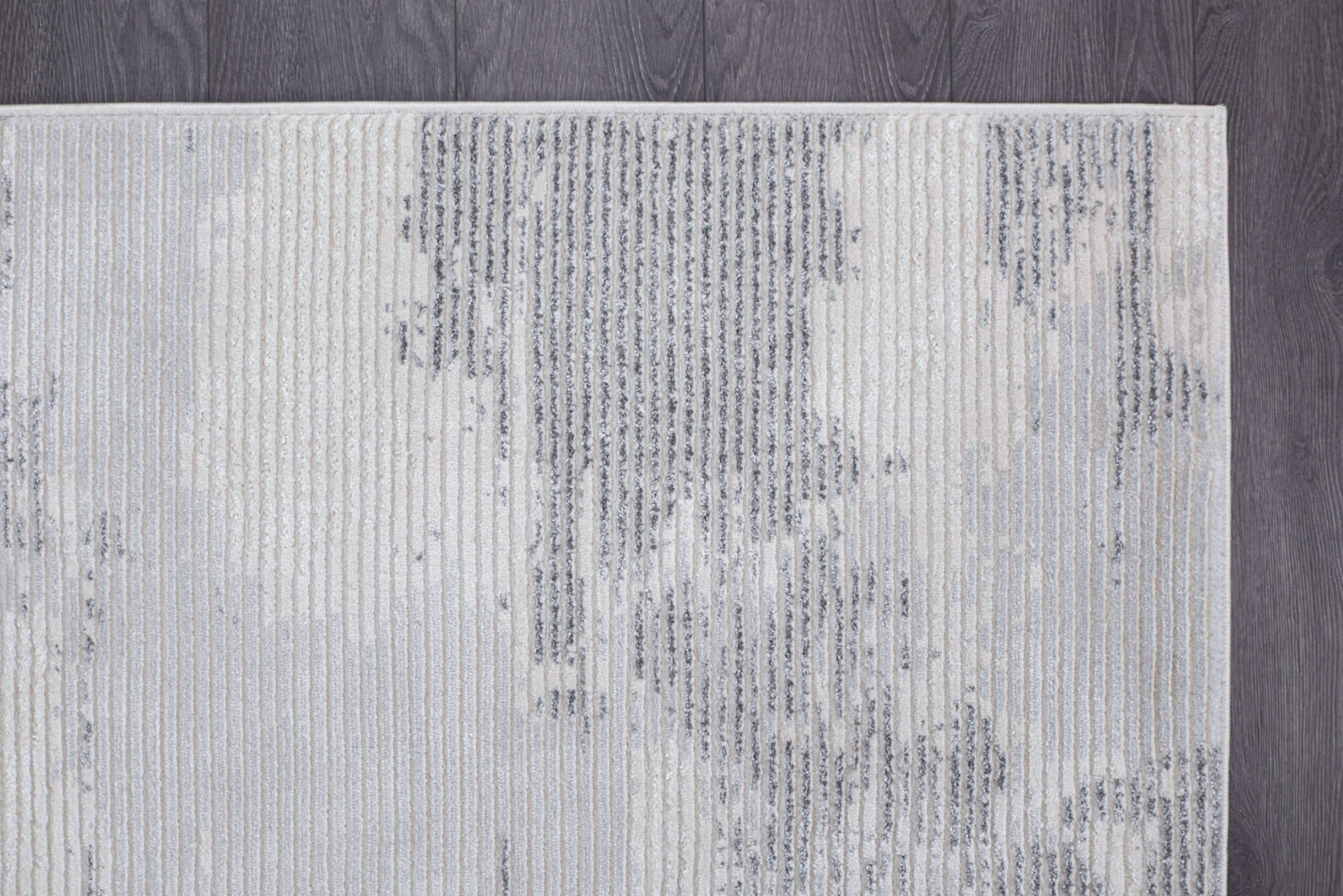 Pastoral Gray/White Woven Non-Slip Indoor Area Rug - Ornate Home