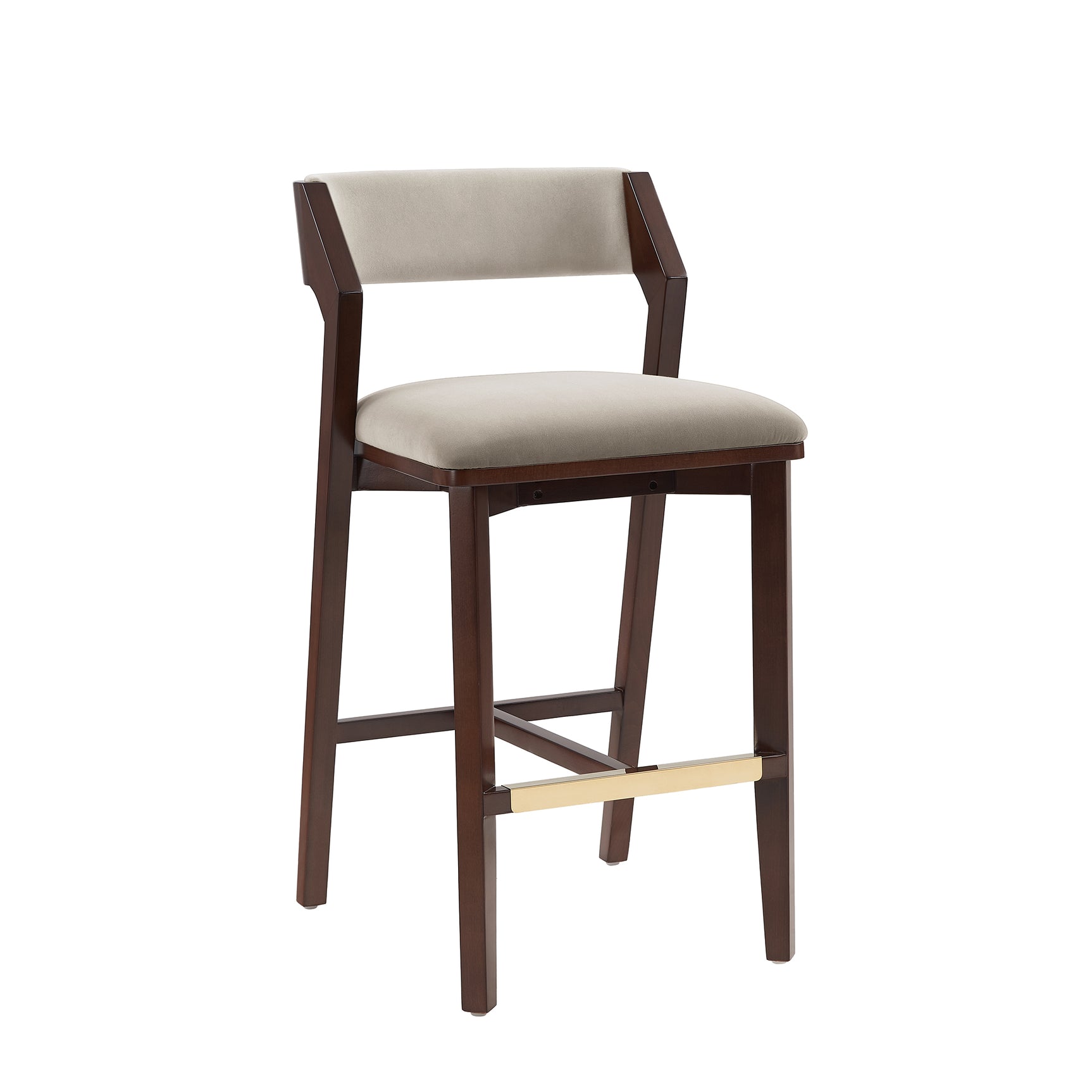 Patricia Barstool in Linen - Ornate Home