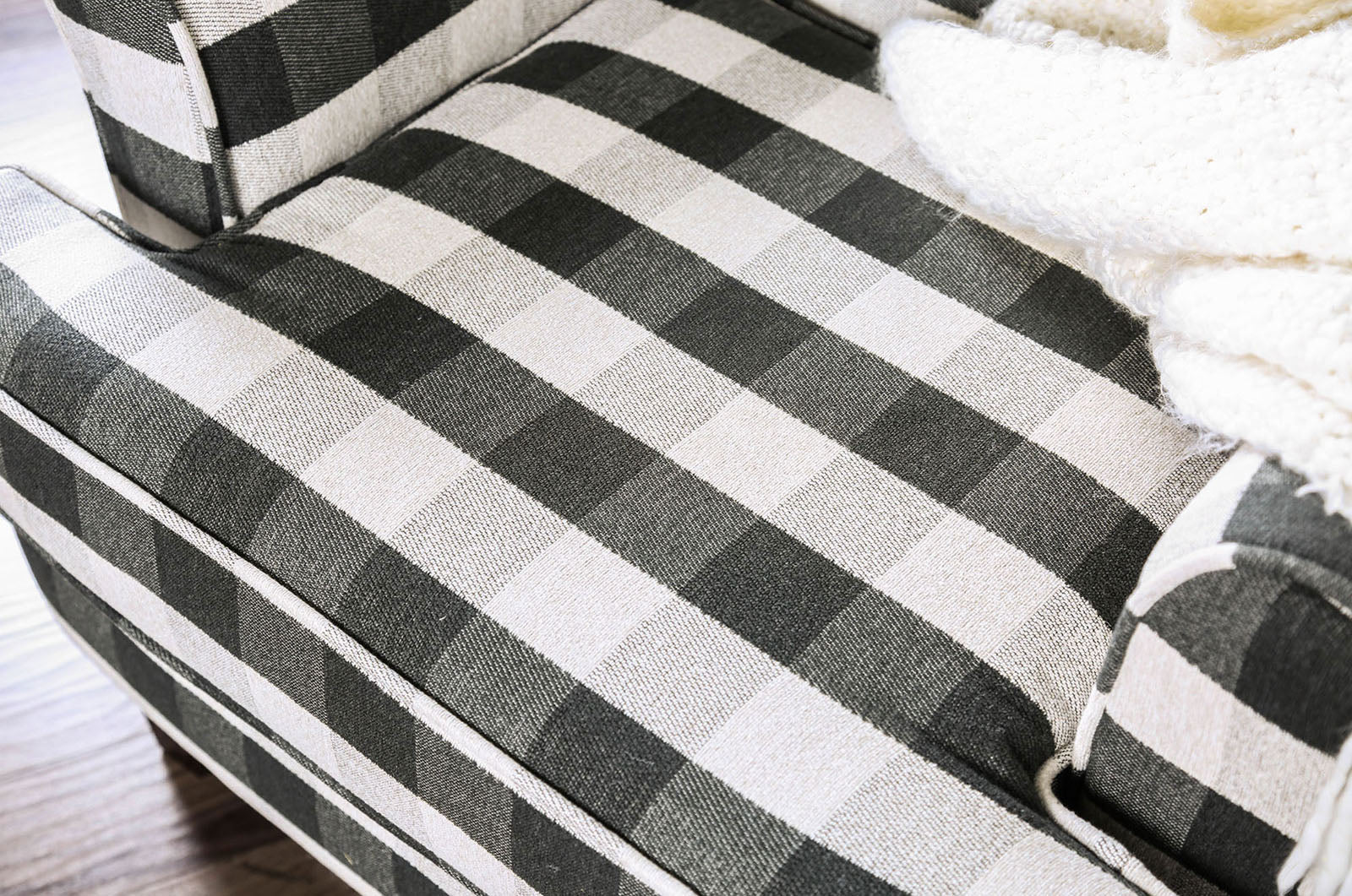 Patricia Pattern Striped Chair - Ornate Home