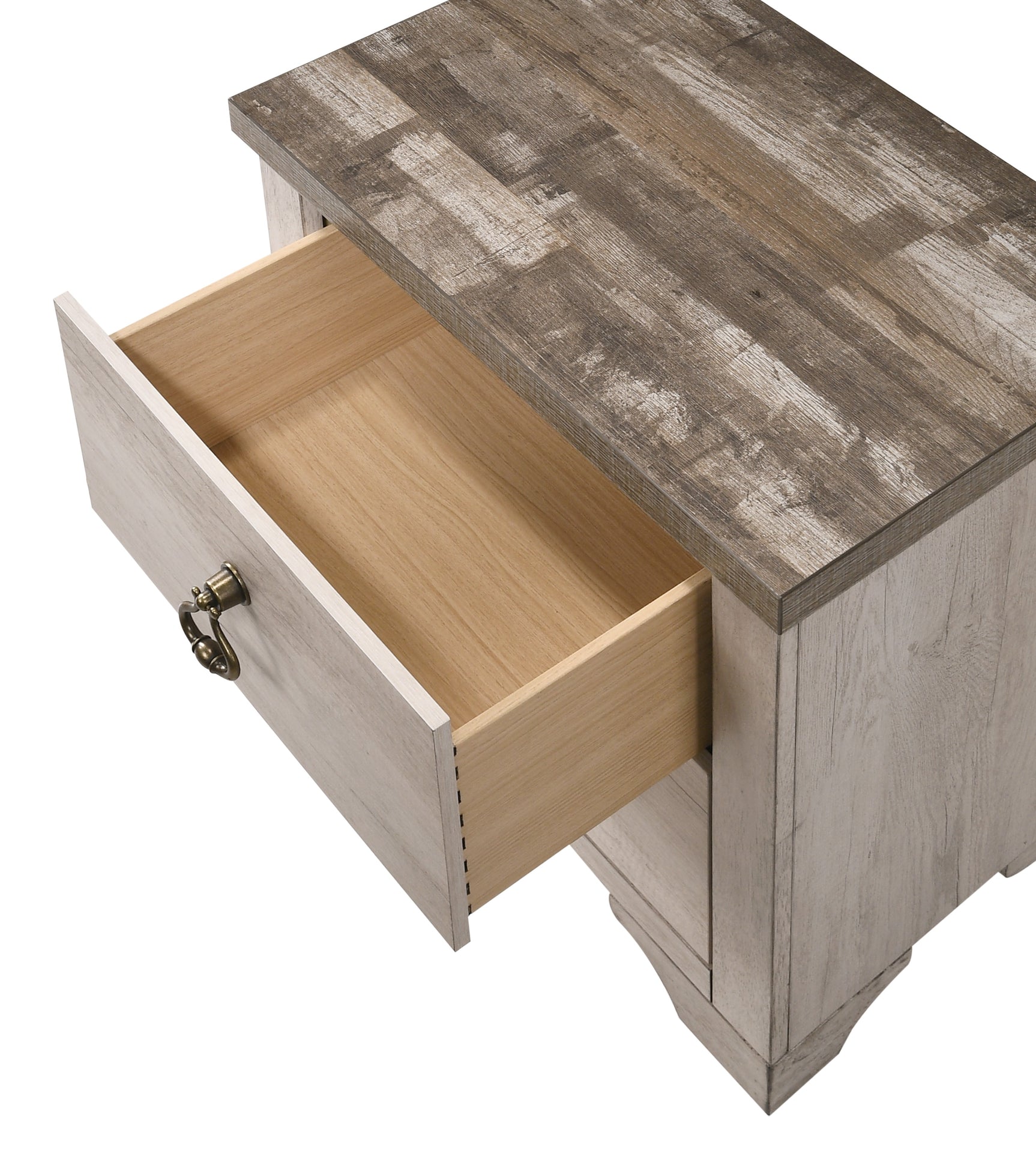 Patterson Driftwood Gray Panel Bedroom Set - Ornate Home