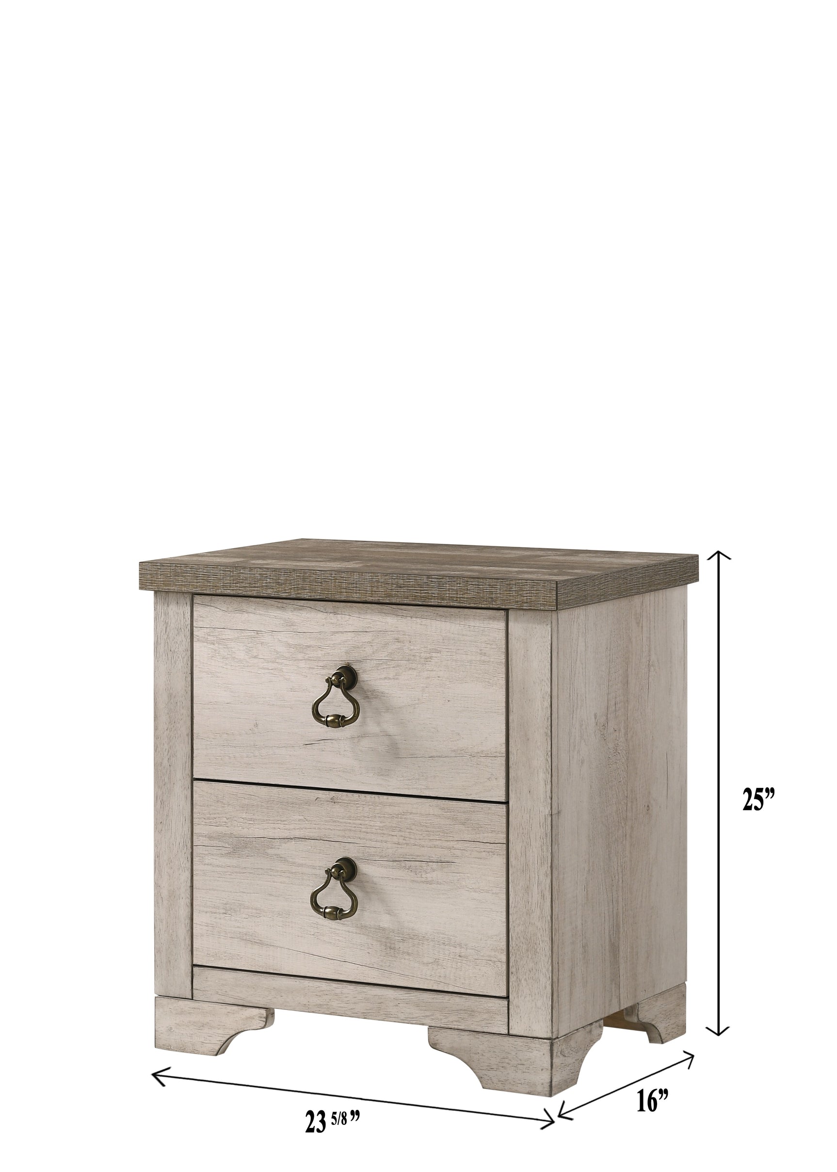 Patterson Driftwood Gray Panel Bedroom Set - Ornate Home