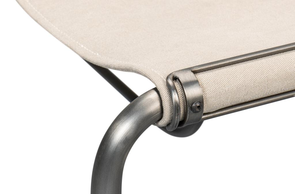 Patton Beige Canvas Field Chair (Set of 2) - Ornate Home