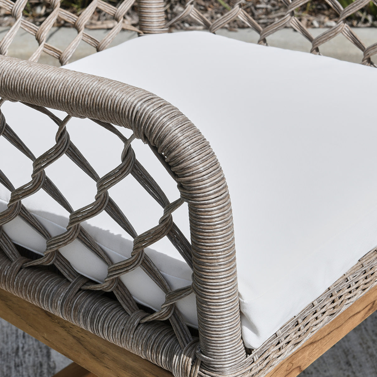 Paulo Gray Outdoor Counter Stool - Ornate Home
