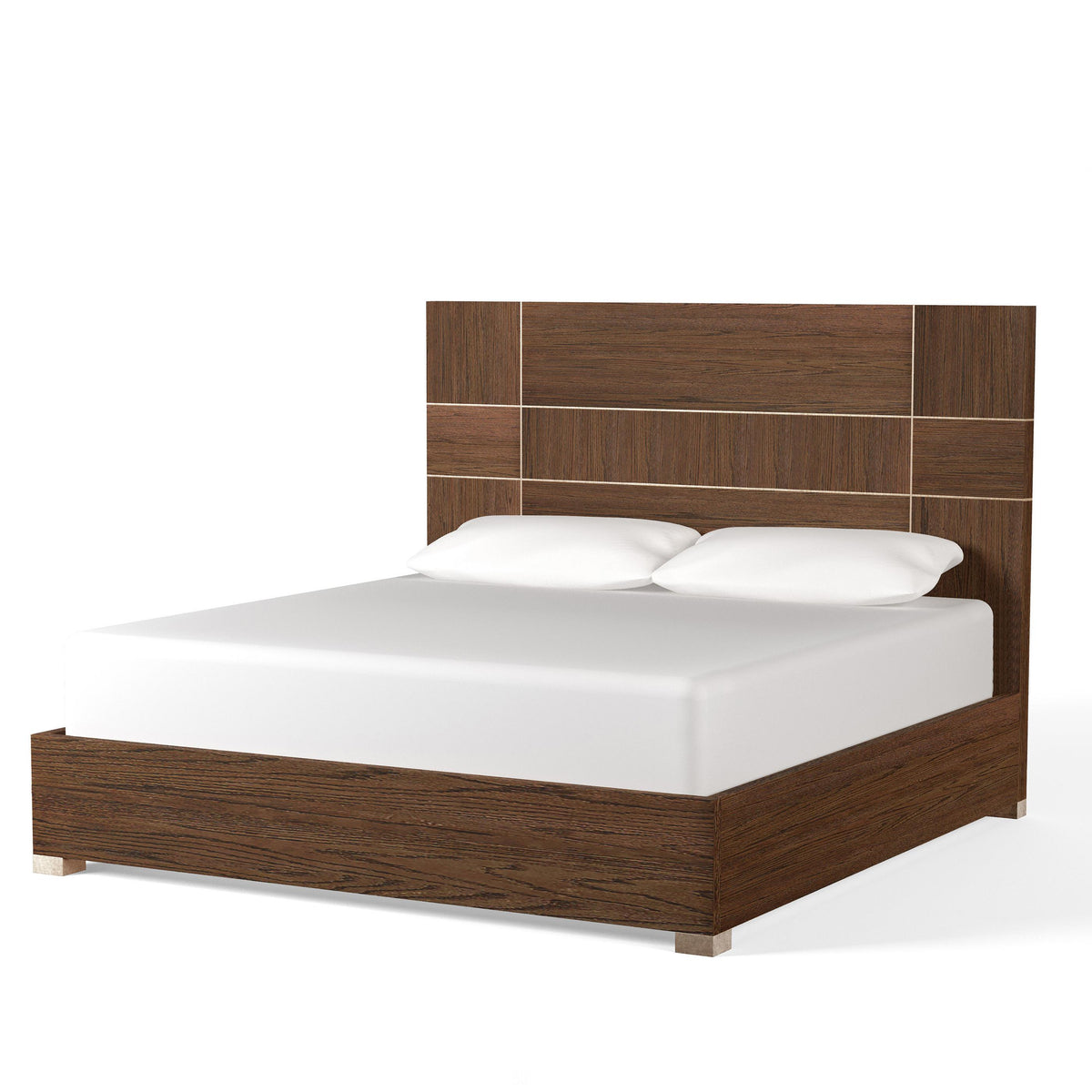 Pavilion Brown King Panel Bed