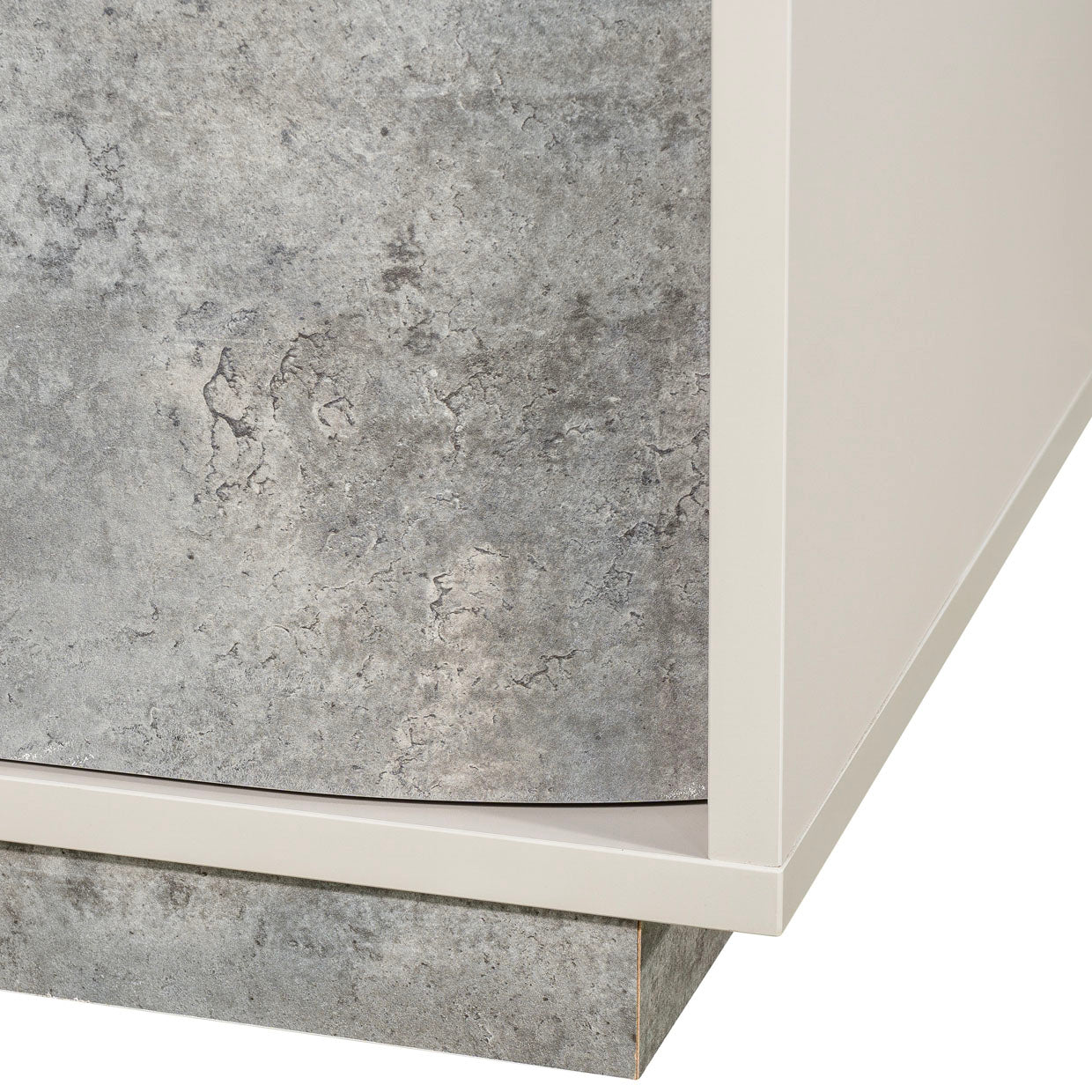 Pavira Stone 2-Drawer Nightstand - Ornate Home