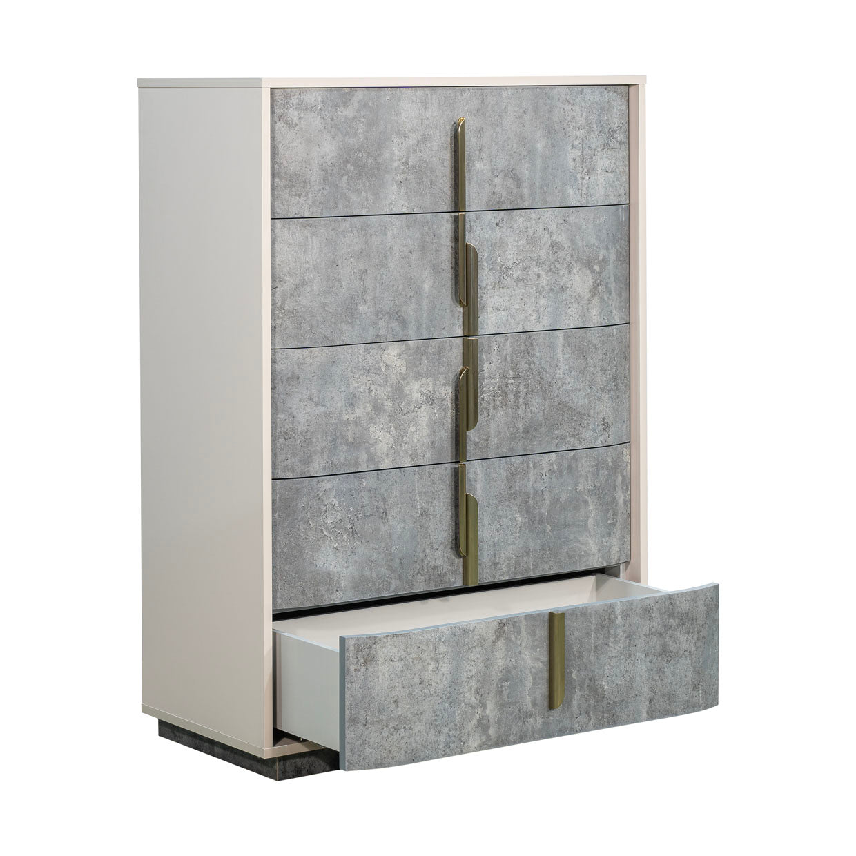 Pavira Stone 5-Drawer Chest - Ornate Home