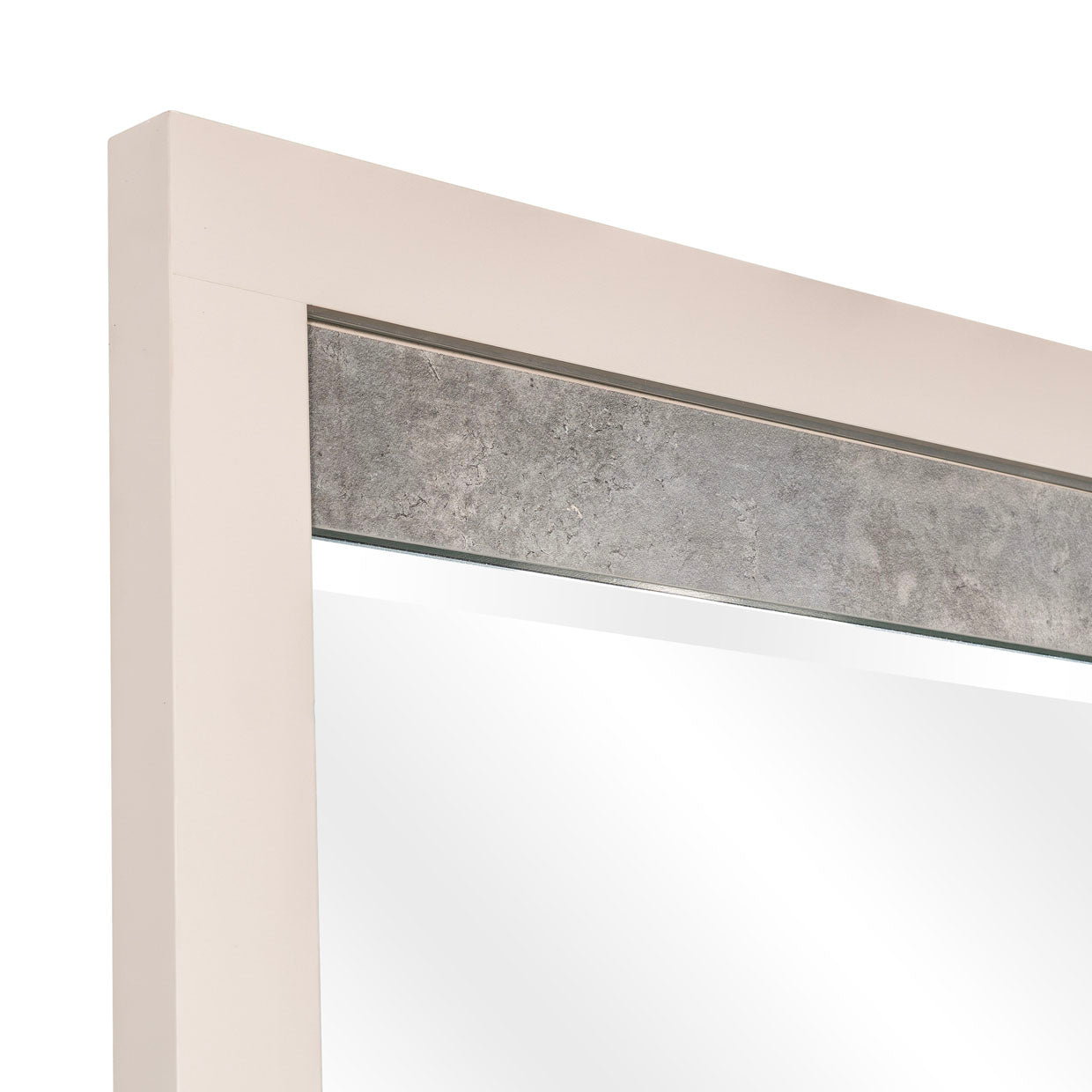 Pavira Stone Dresser Mirror with LED Lights