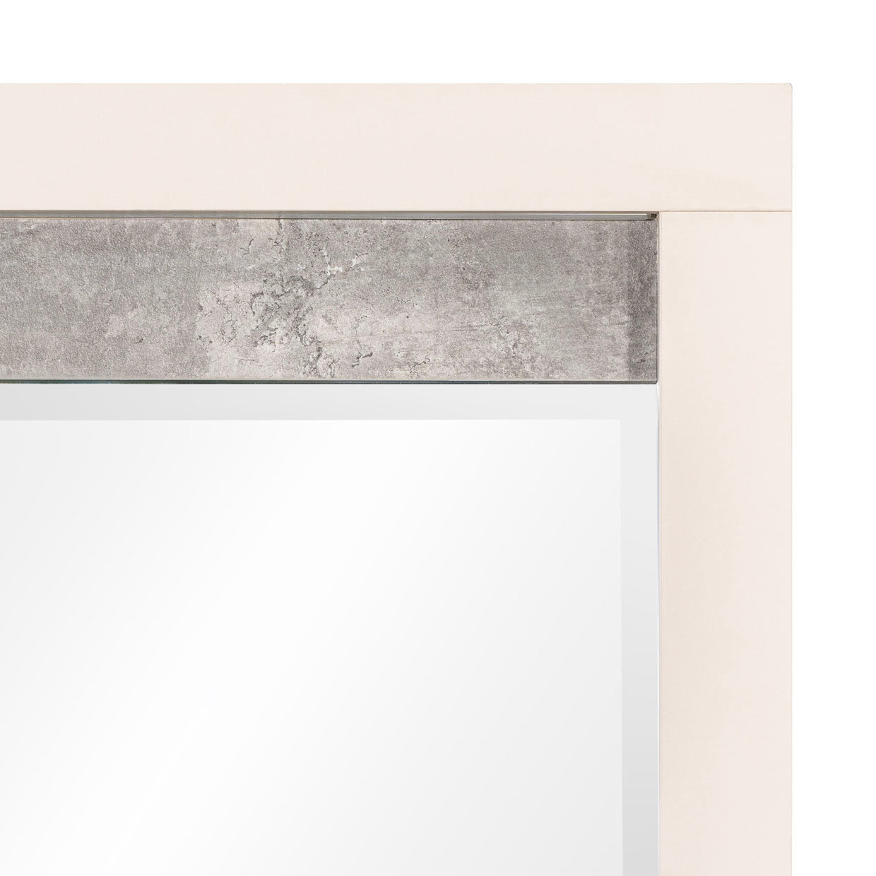 Pavira Stone Dresser Mirror with LED Lights
