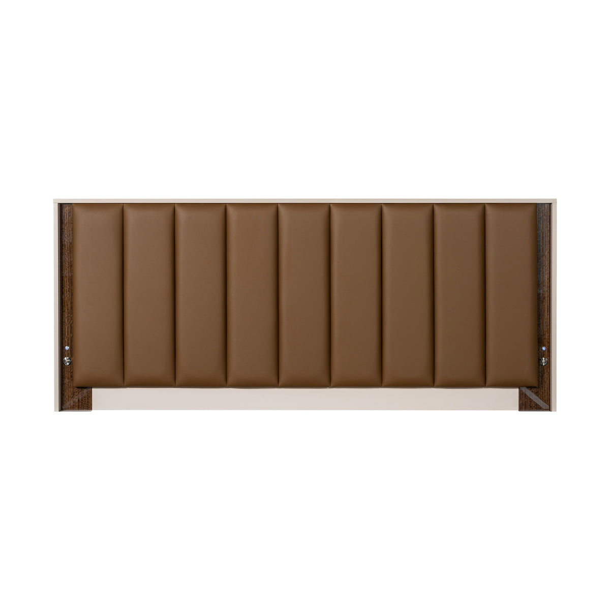 Pavira Walnut/Espresso Eastern King Bed with LED Lights
