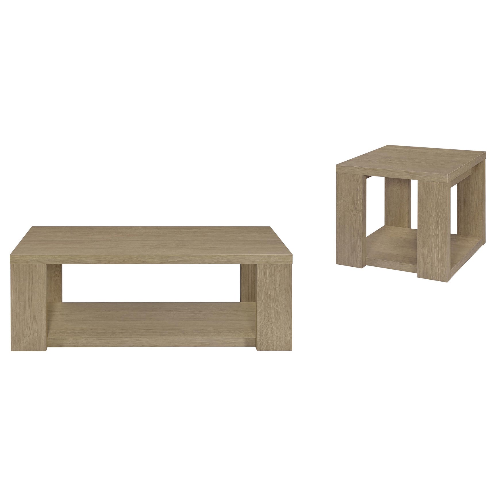 Pavone Latte Coffee Table Set - Ornate Home