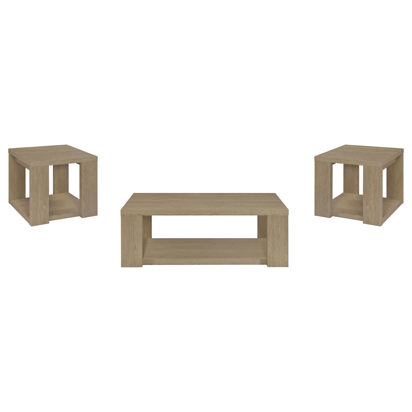 Pavone Latte Coffee Table Set - Ornate Home