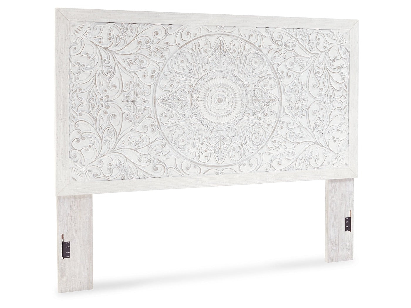 Paxberry Whitewash King Panel Headboard B181-58 - Ornate Home