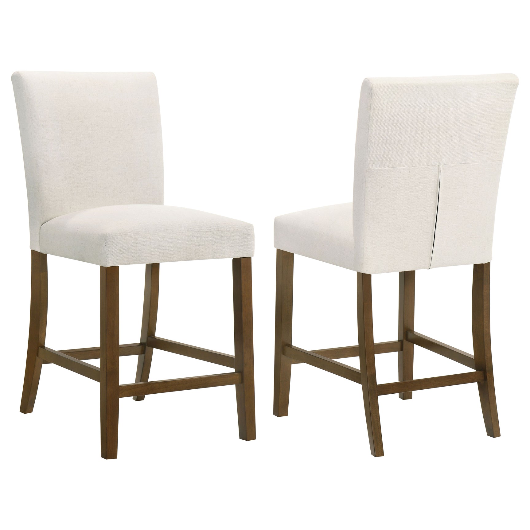 Paxton Beige/Brown Upholstered Counter Height Dining Chair (Set of 2) - Ornate Home