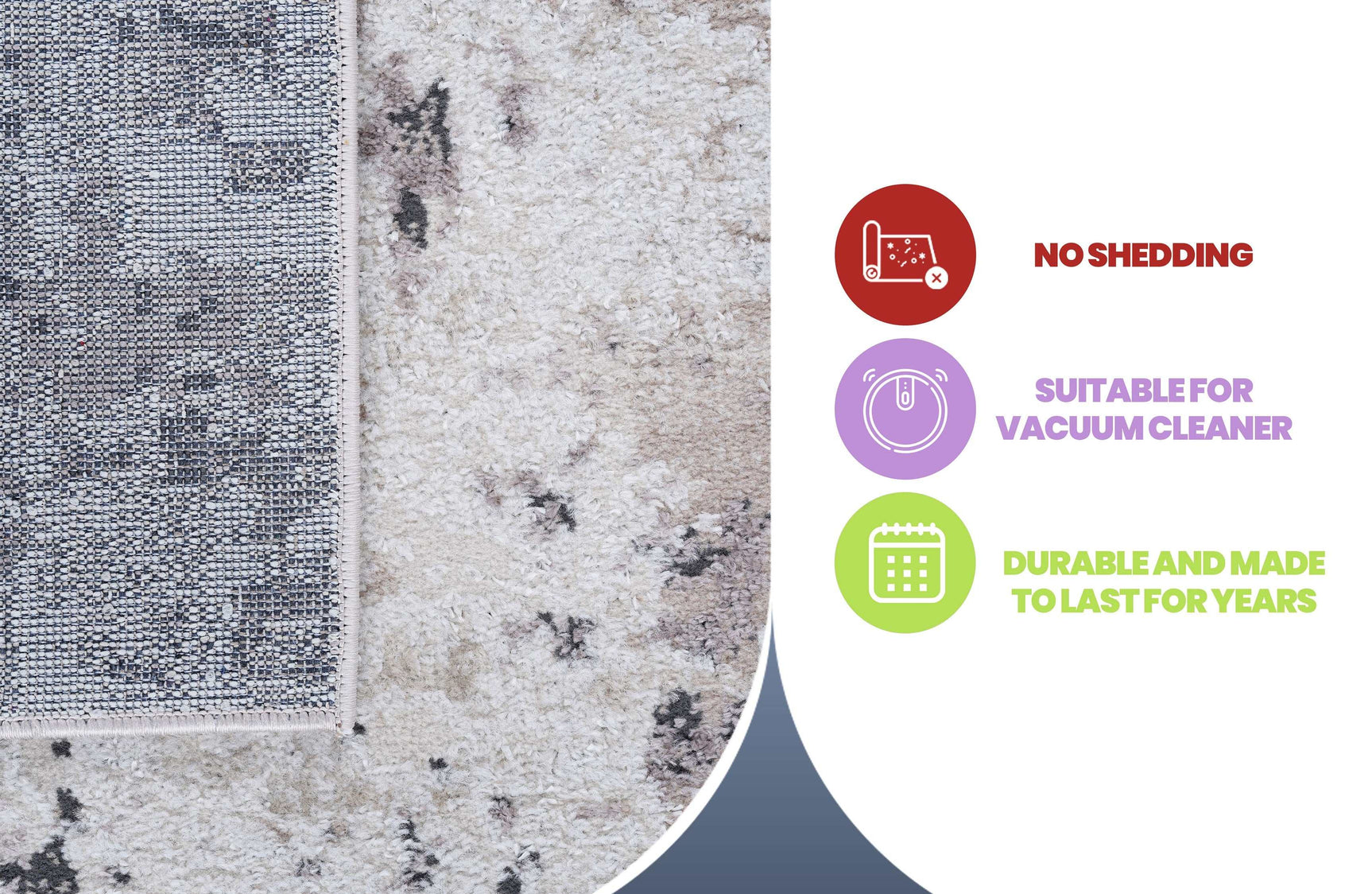 Payas Non-Shedding Indoor Area Rug 5' x 7' - Ornate Home