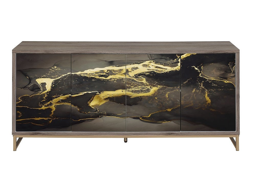 Payo Blue Console Cabinet - Ornate Home