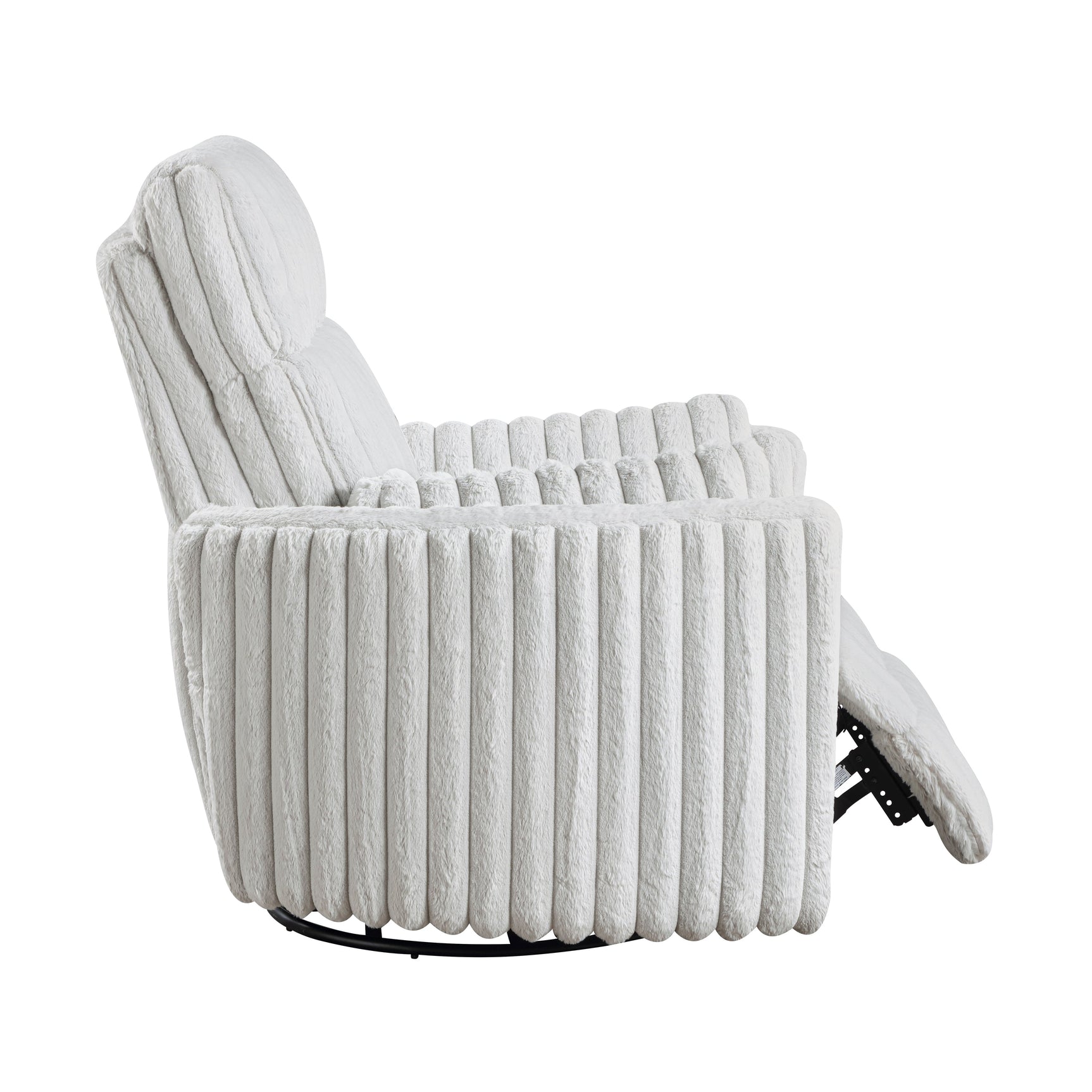 Payton Beige Swivel Glider Reclining Chair - Ornate Home