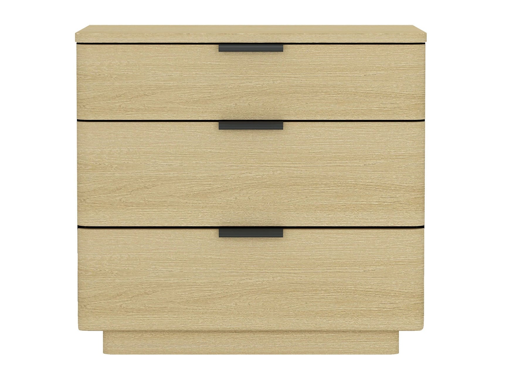 Payton Nightstand in Natural Oak and Black - Ornate Home