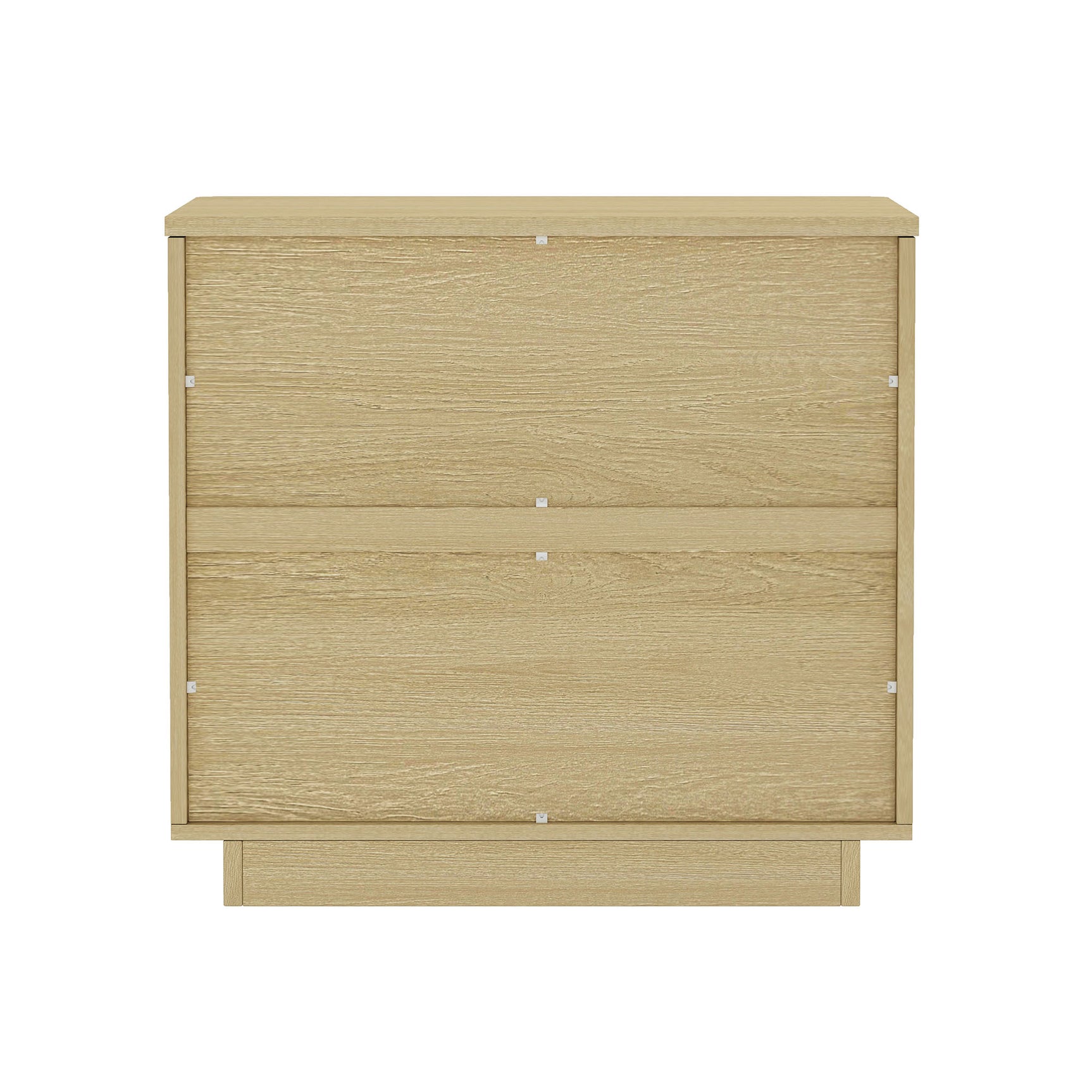 Payton Nightstand in Natural Oak and Black (set of 2) - Ornate Home