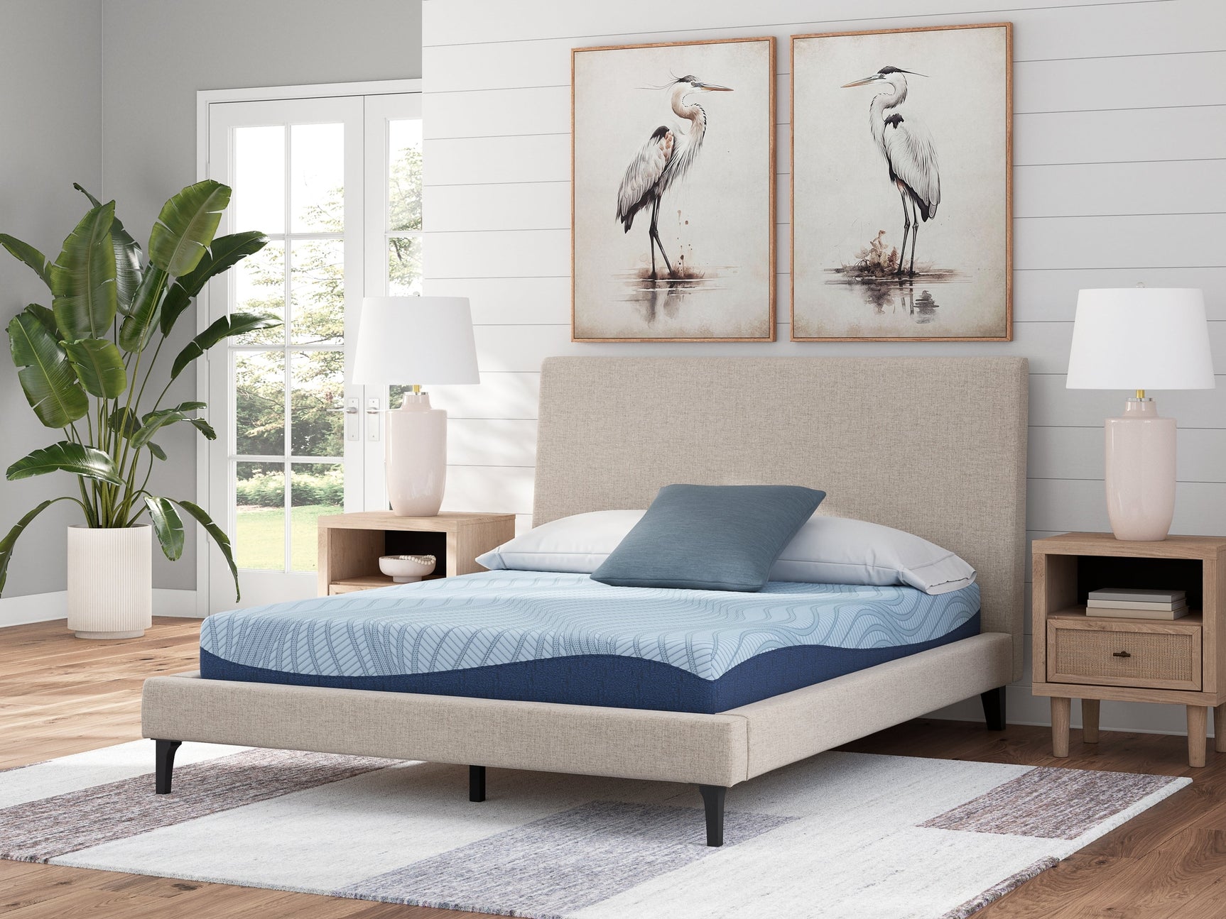 Peak 2.0 8 Memory Foam White Full Mattress - Ornate Home