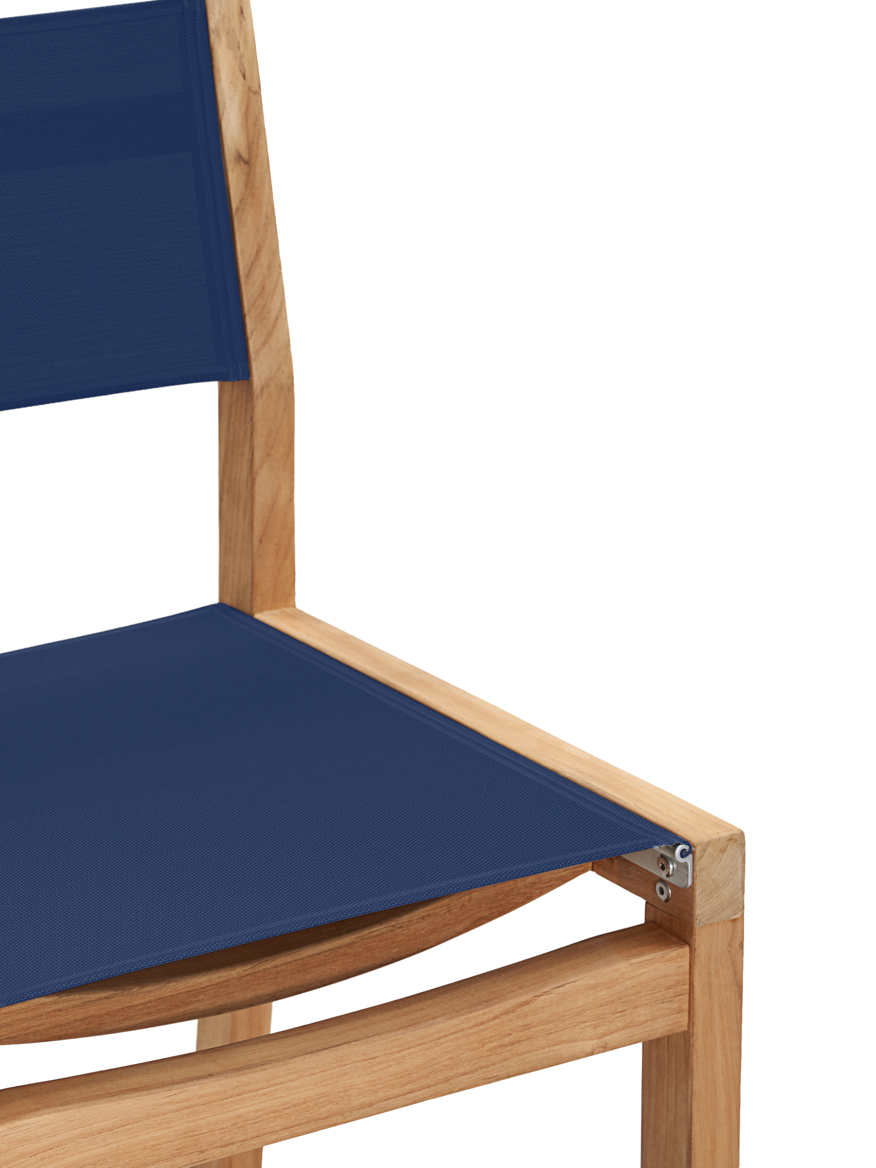 Pearl Teak Blue Outdoor Counter Height Dining Chair - Ornate Home